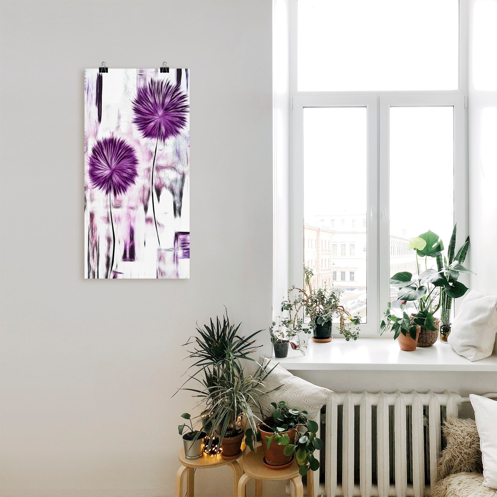 Artland Wandbild »Blumen« 1 Stk. tlg. als Alubild, Leinwandbild, Wandaufkleber oder Poster in versch. Grössen