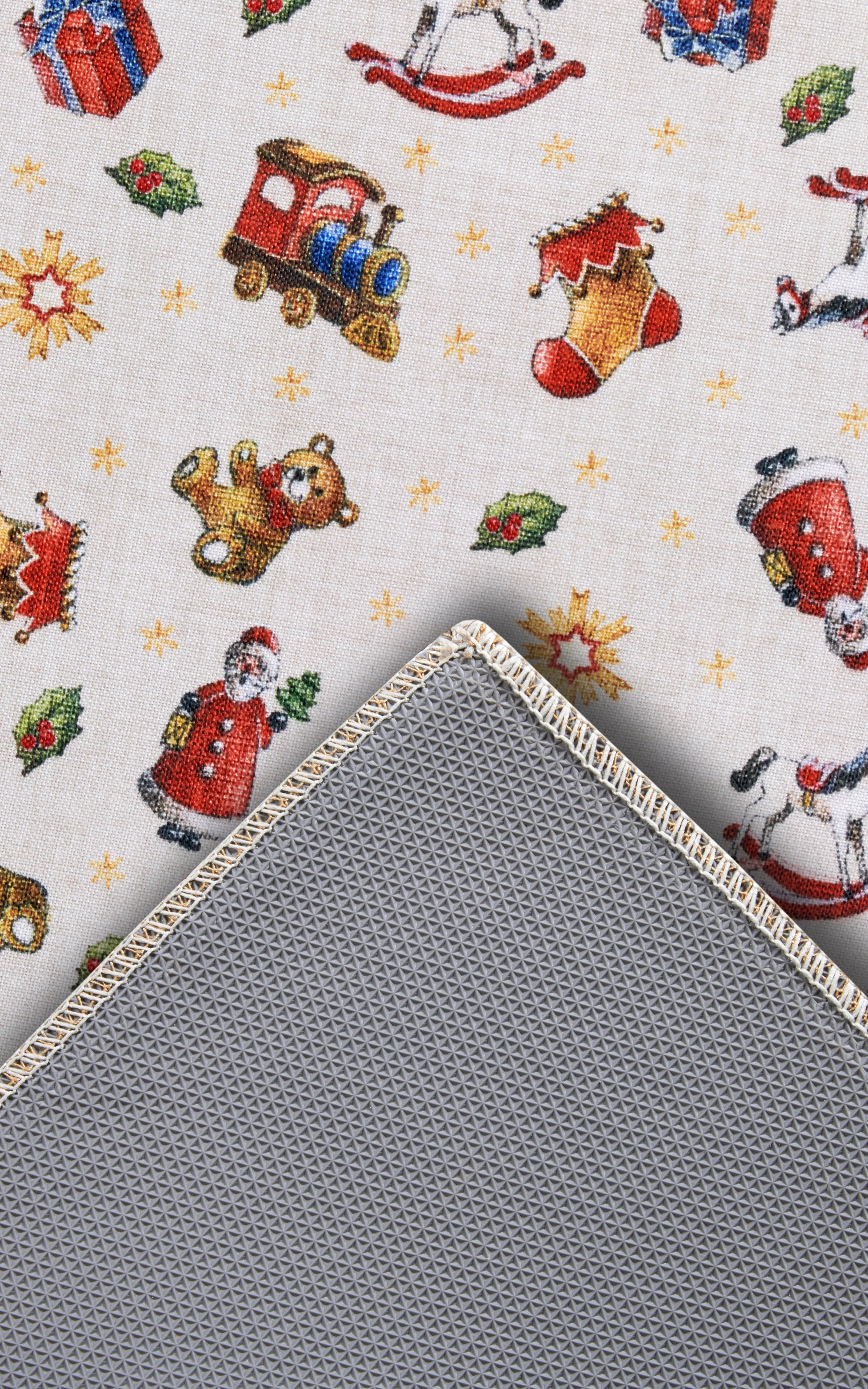 Villeroy & Boch Tapis »Nostalgic Toy's Delight, eckig, rund und Läufer« Rectangulaire 3 mm Höhe Weihnachten, Wohnzimmer, Flur, Geschenk, Toys Delight, Dekoration