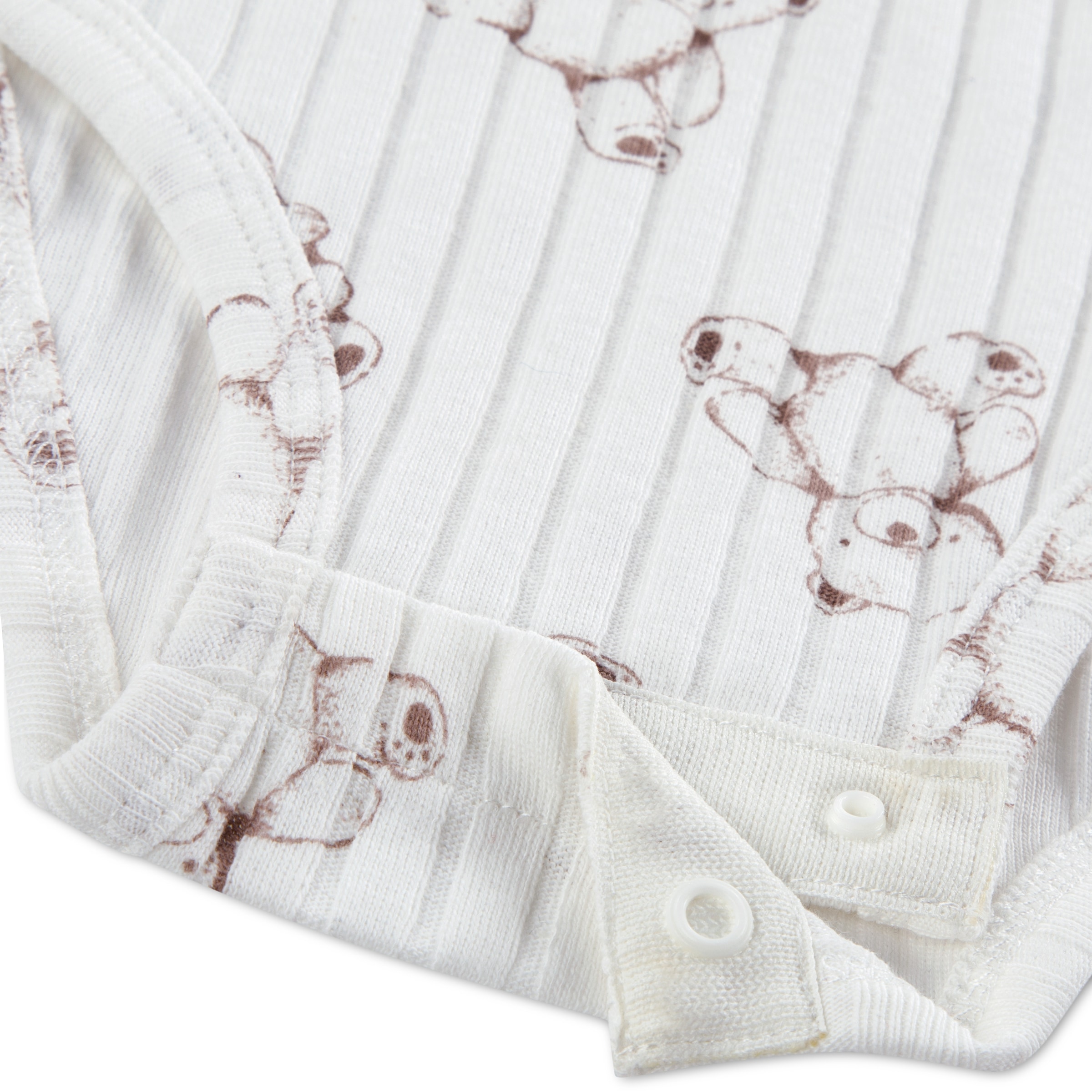HUGGIES babywear Body et pantalon »HUGN BODYSUIT PANT SET + ATTAC« Ensemble, 3 mit Allover-Bärchenprint und passendem Mützchen