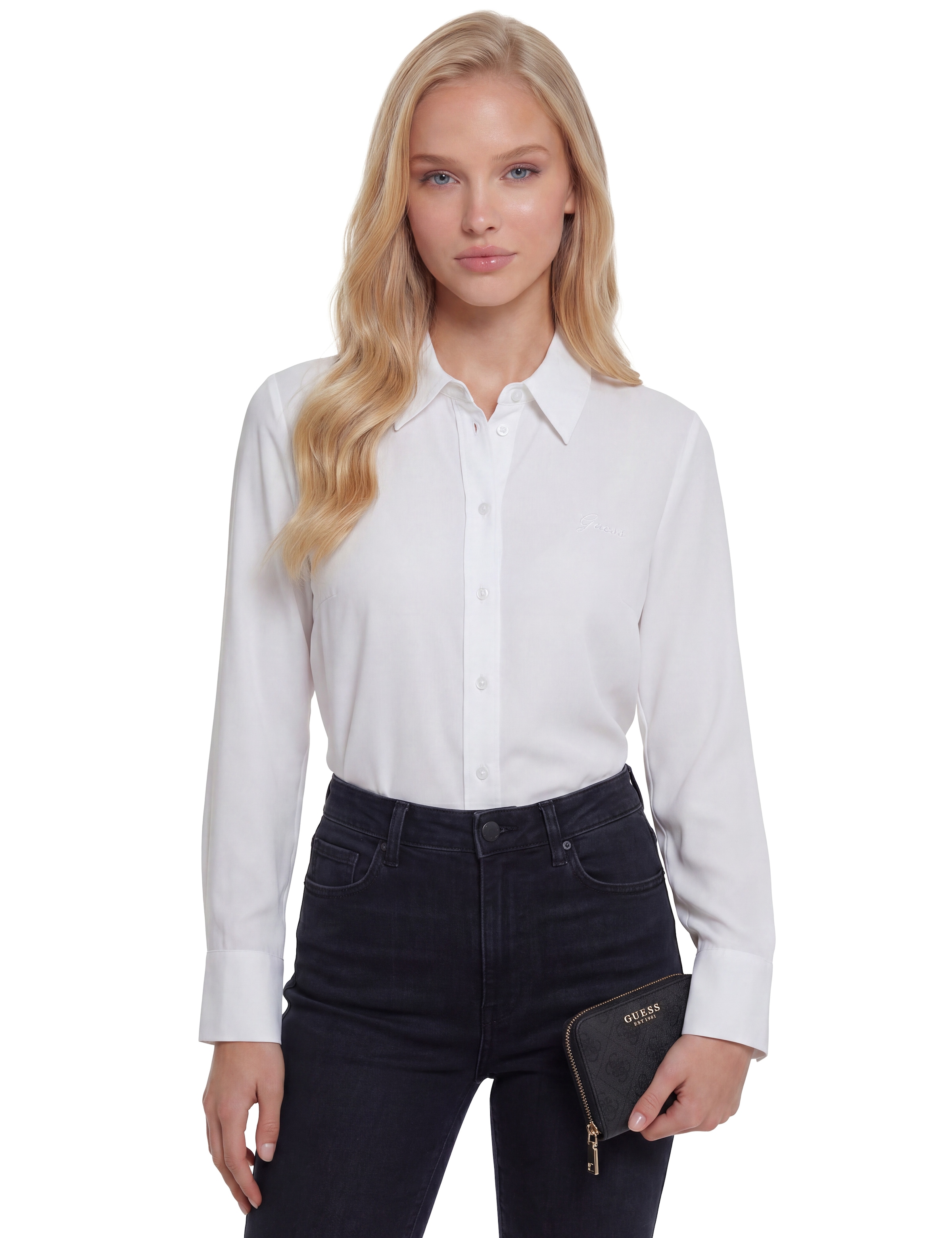 Guess Porte-monnaie »LAUREL II SLG SMALL ZIP AROUND« porte-monnaie pour femmes avec fermeture éclair tout autour