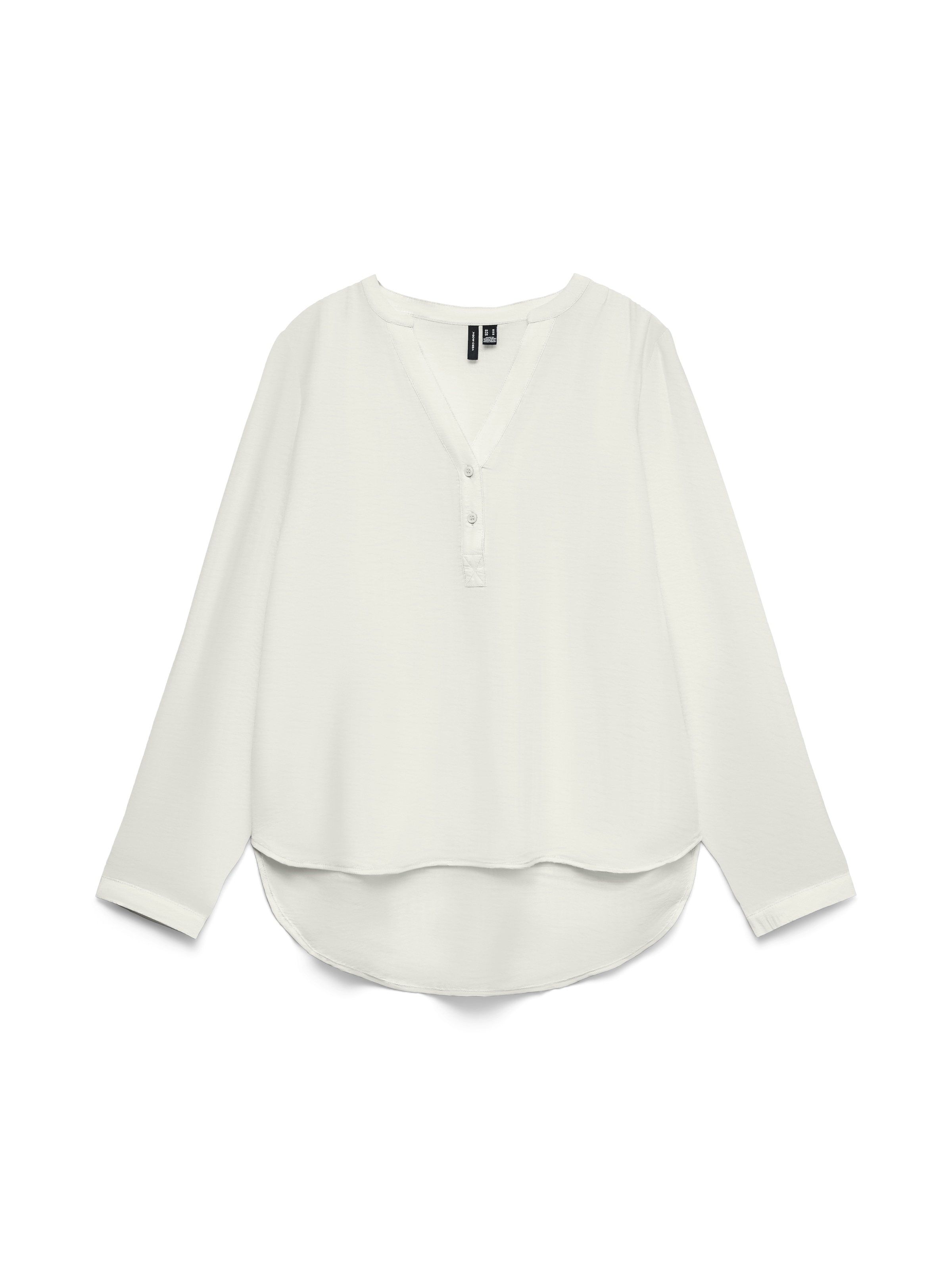 Vero Moda Chemisier »VMKAJA LS V-NECK FOLD-UP TOP WVN« mit Raglan-Ärmeln