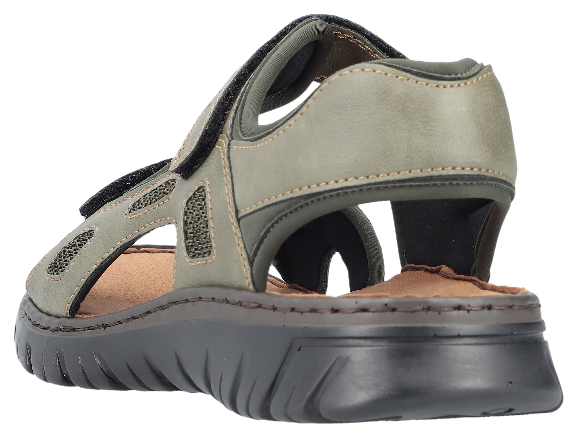 Rieker Sandale  Sommerschuh, Klettschuh, Outdoorsandale, in Trekking-Optik