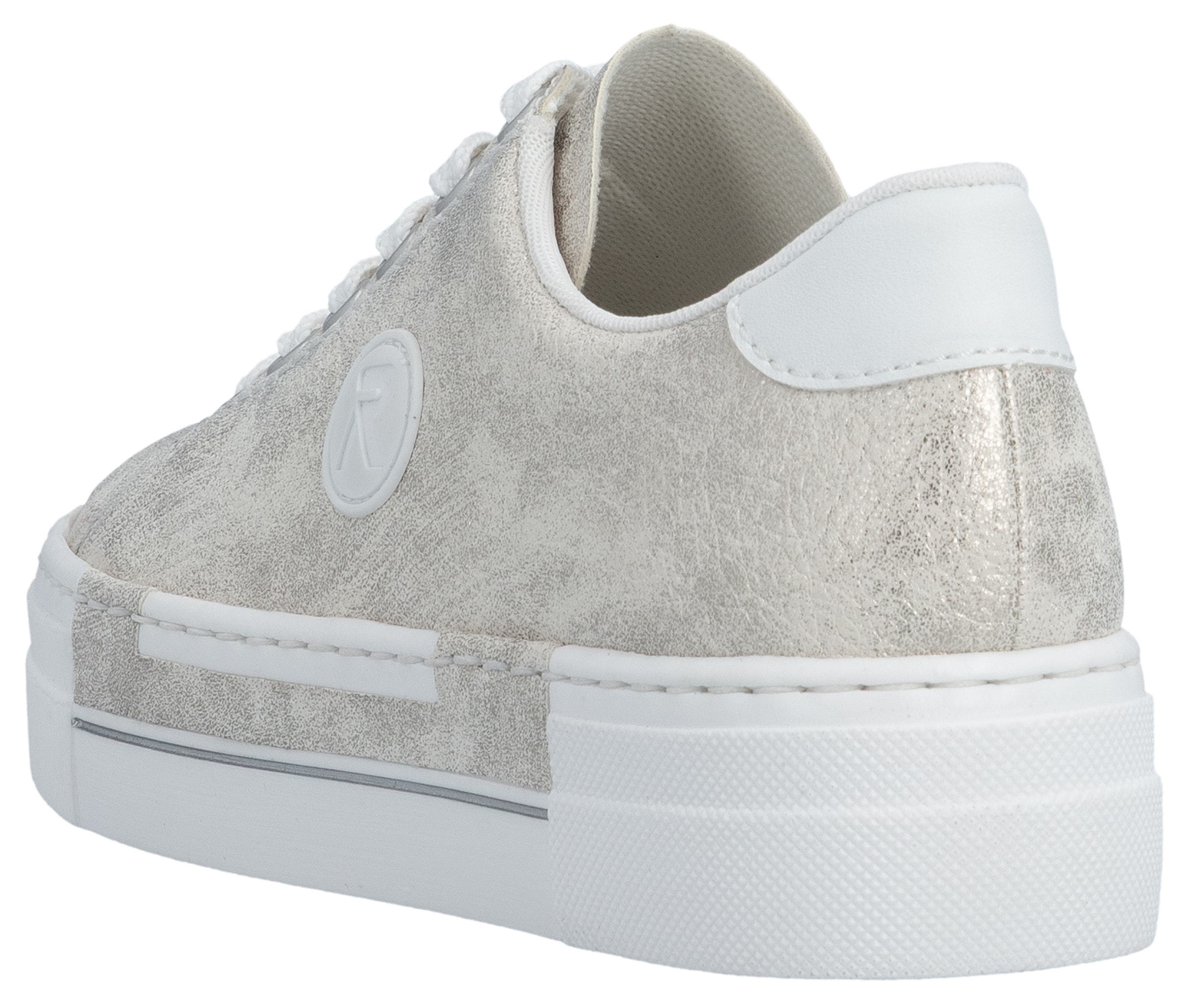 Rieker Sneakers  , Freizeitschuh, Halbschuh, Schnürschuh mit Plateausohle
