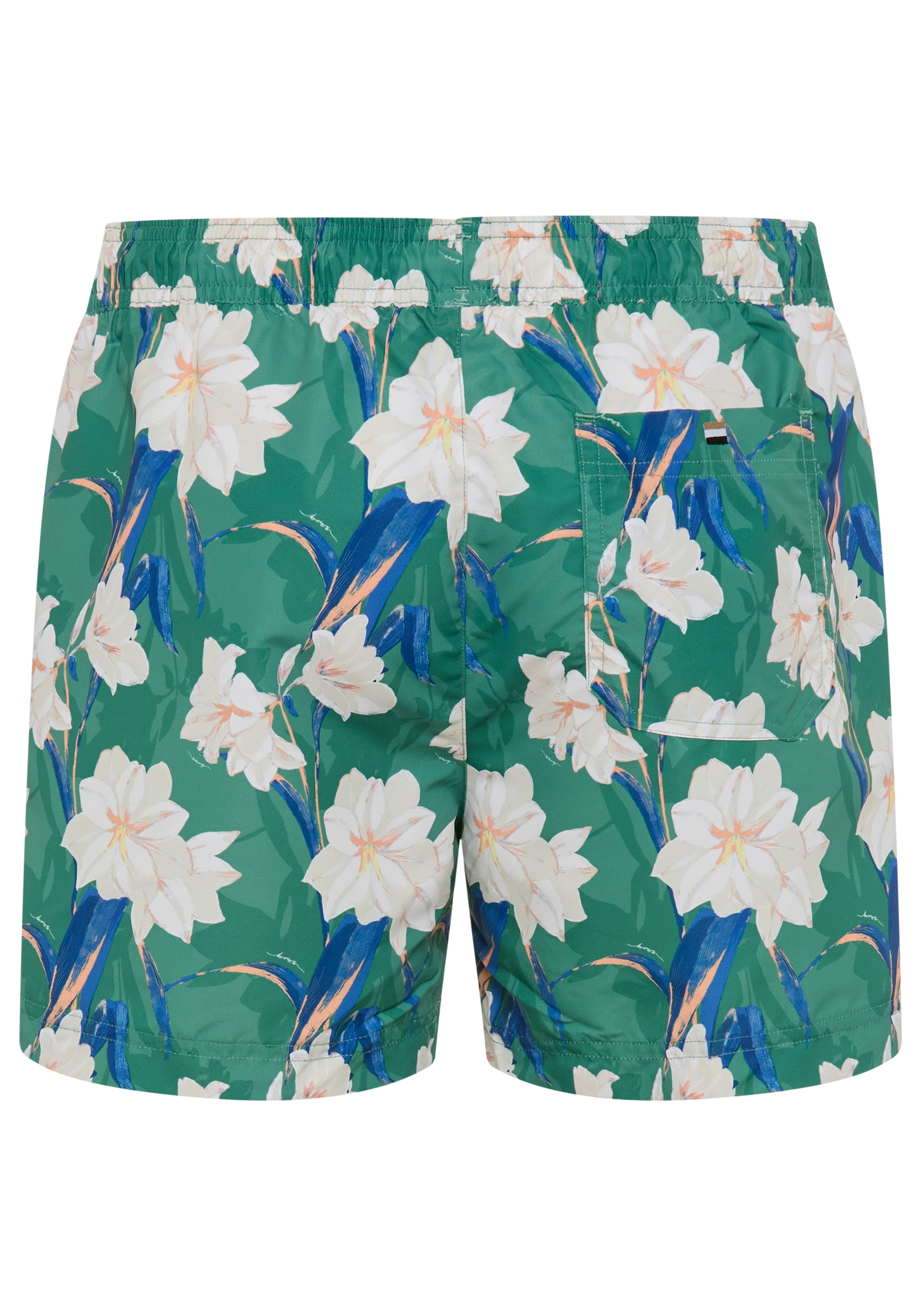 BOSS Short de bain »Iris« mit floralem Muster