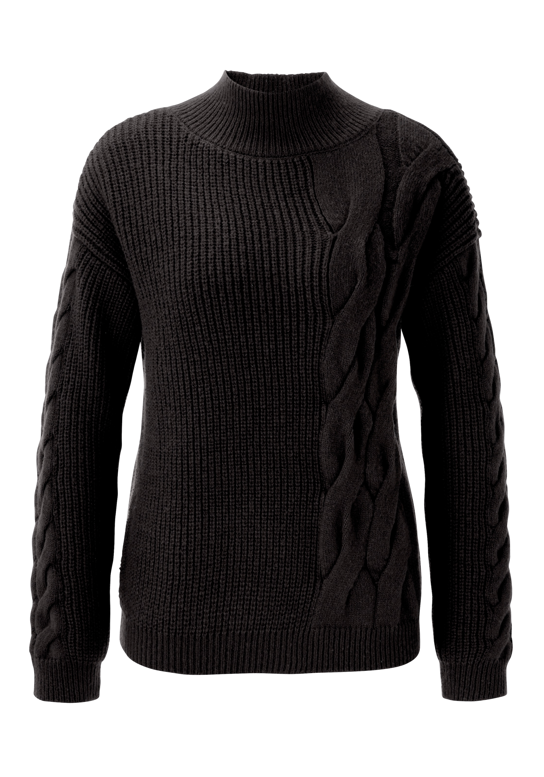 Aniston CASUAL Pull en tricot orné de torsades - NOUVELLE COLLECTION