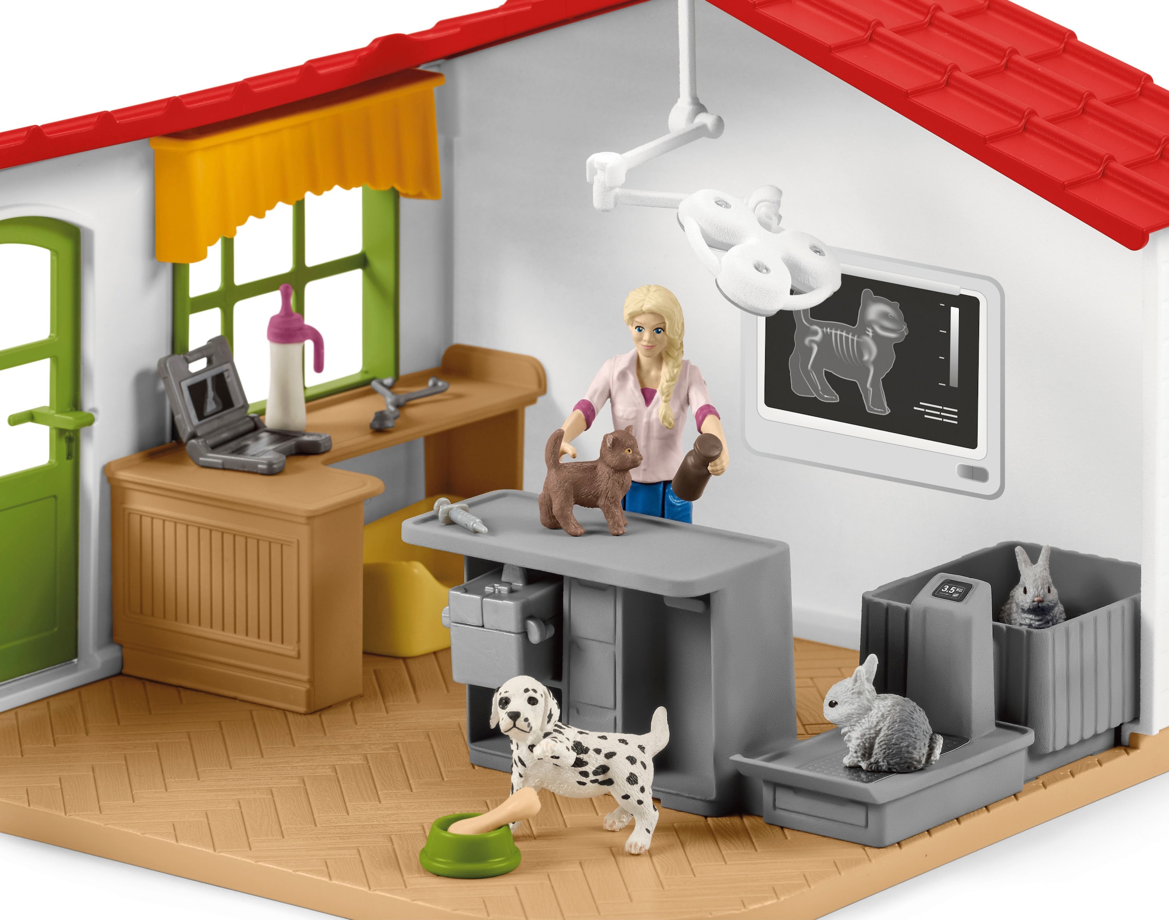 Schleich® Spielwelt »FARM WORLD, Tierarzt-Praxis mit Haustieren (42502)« Made in Europe
