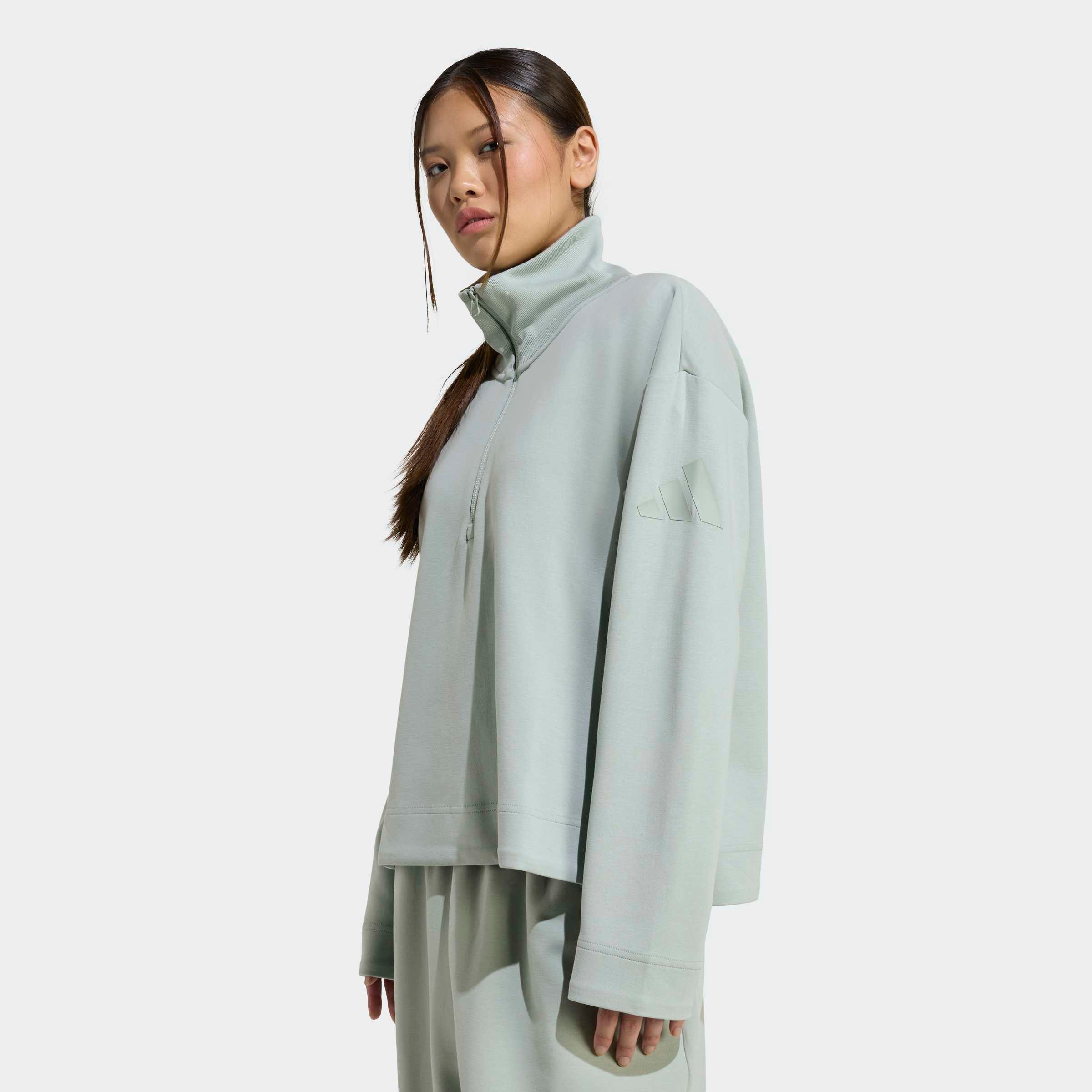 adidas Sportswear Veste sweat »SOFT LUX, REISSVERSCHLUSS BIS ZUR BRUST«