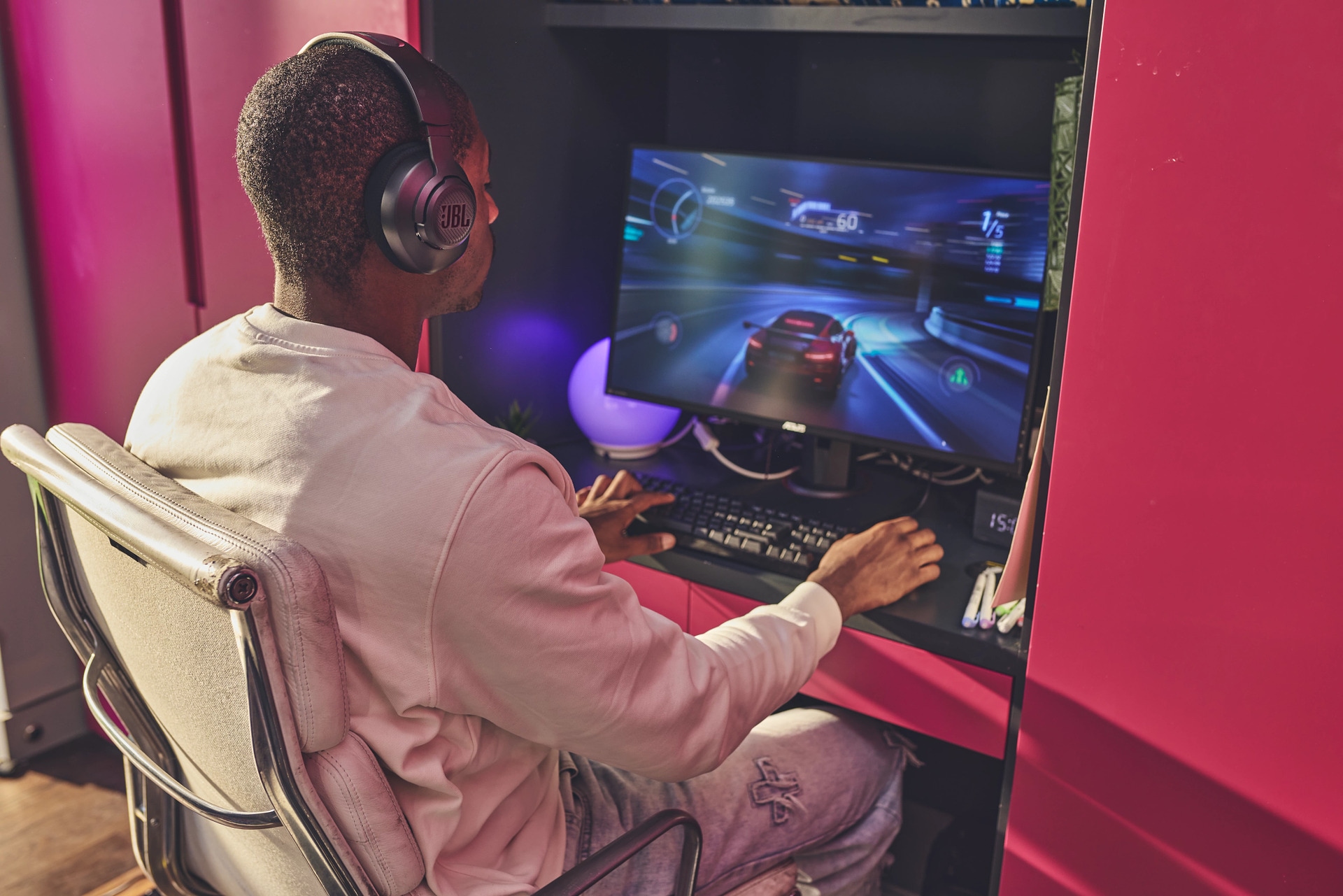 JBL Gaming-Headset »Quantum 100M2« Mikrofon abnehmbar | Stummschaltung JBL QuantumSOUND Signatur, abnehmbares Mikrofon mit Stummschaltung