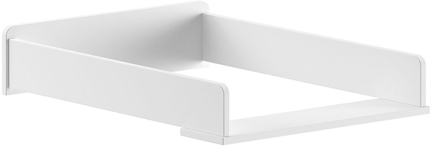 Vipack Ensemble de meubles pour bébé Fabriqué en Europe,  4 pièces, offre tout pour la chambre d'enfant, finition satinée blanc laqué
