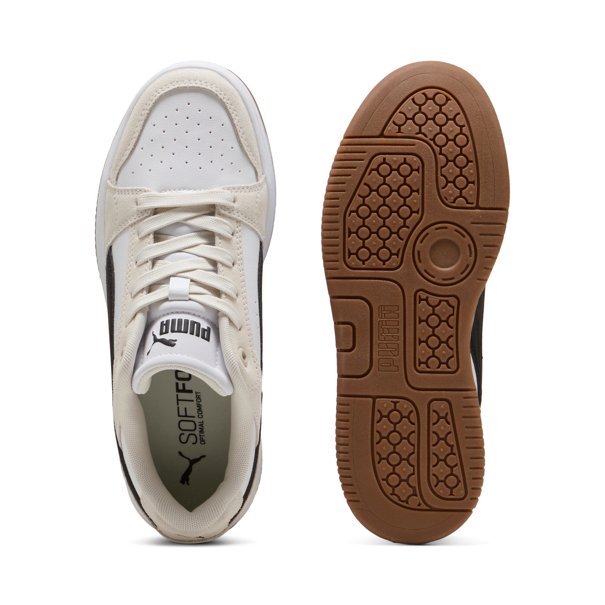 PUMA Sneakers »REBOUND FEMME LOW SD«  pour looks sportifs et décontractés, avec dessus en cuir