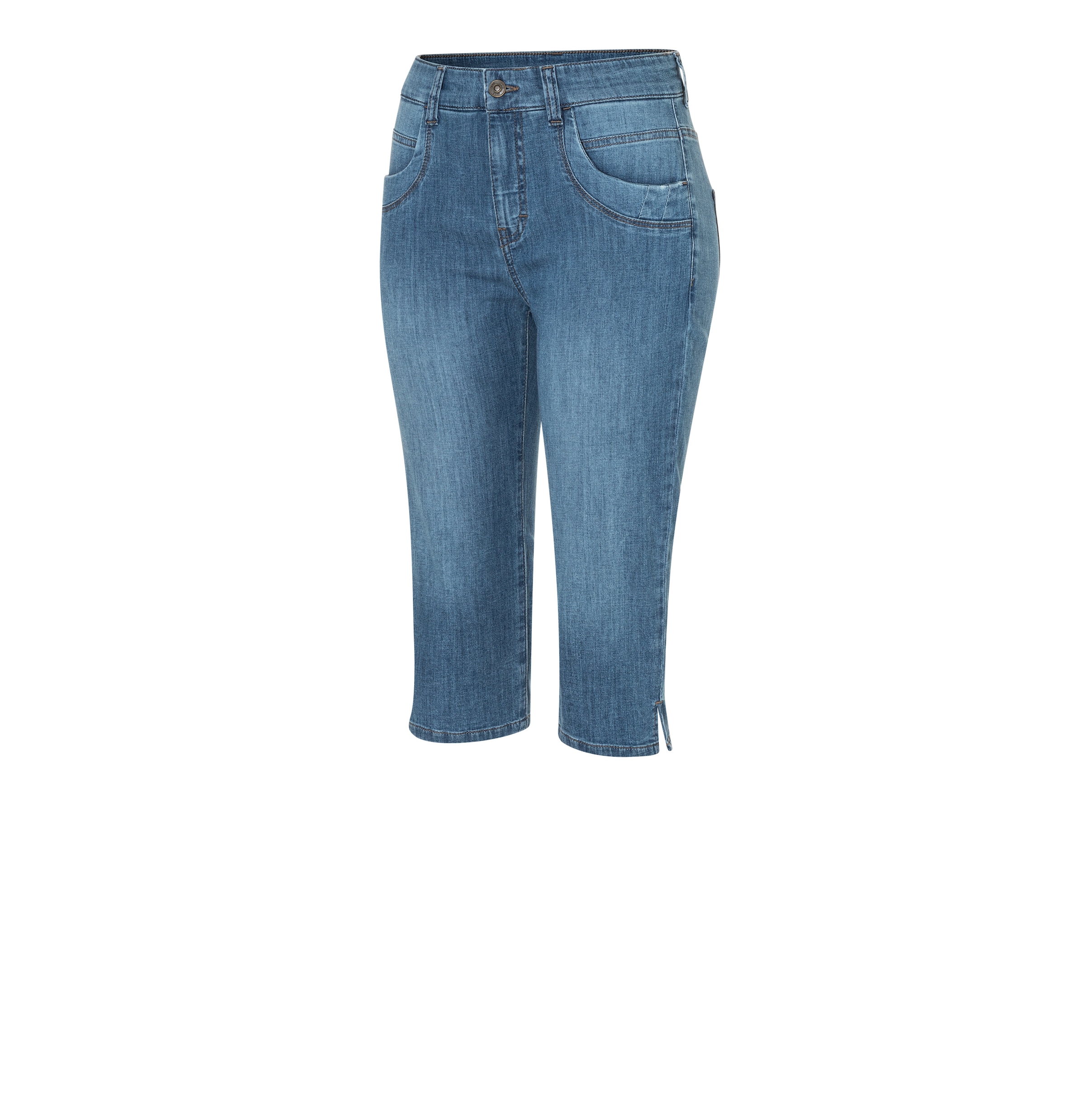 MAC Jeans capri »CAPRI« plis décoratifs insérés à l’ourlet