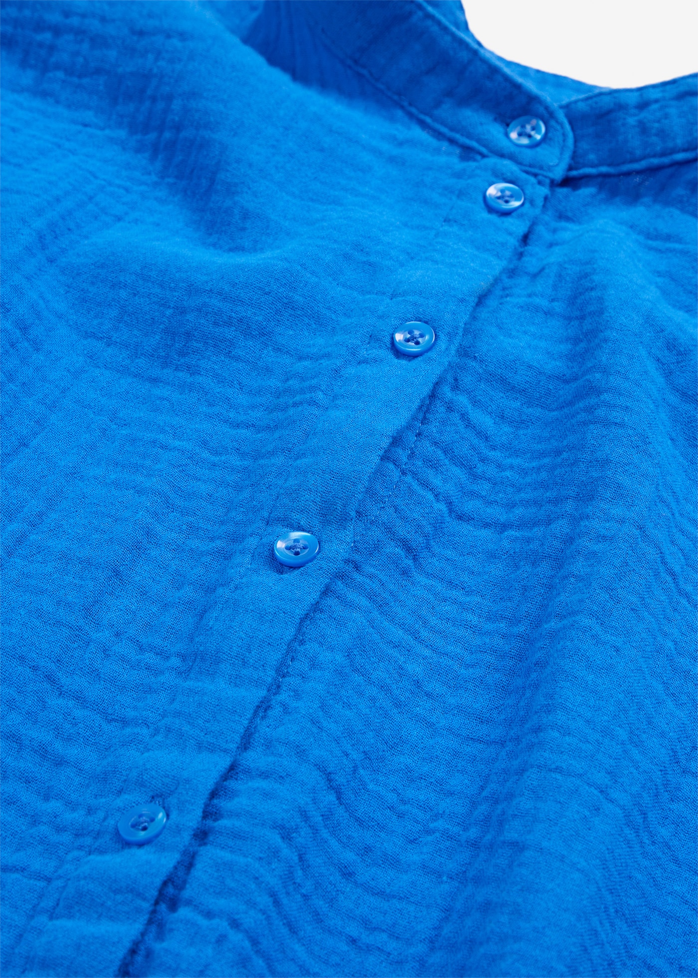 bonprix Langarmbluse »Musselin-Longbluse aus Baumwolle« Oversize-Passform, mit Seitenschlitzen, aus Musselin