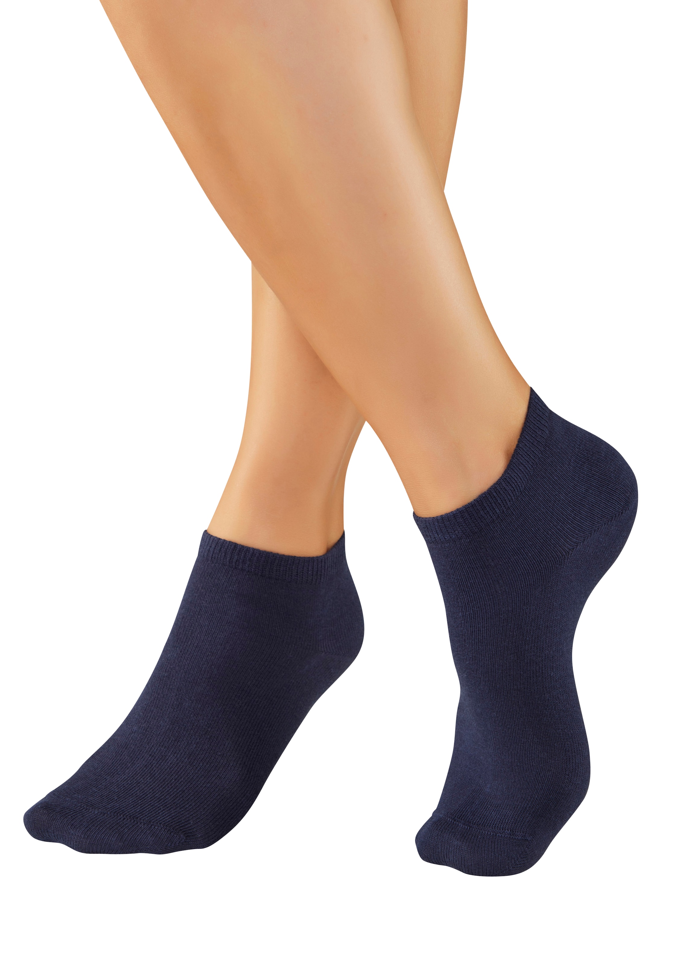 H.I.S Chaussettes courtes Packung, 10 Couple tlg. mit verstärkter Ferse und Spitze