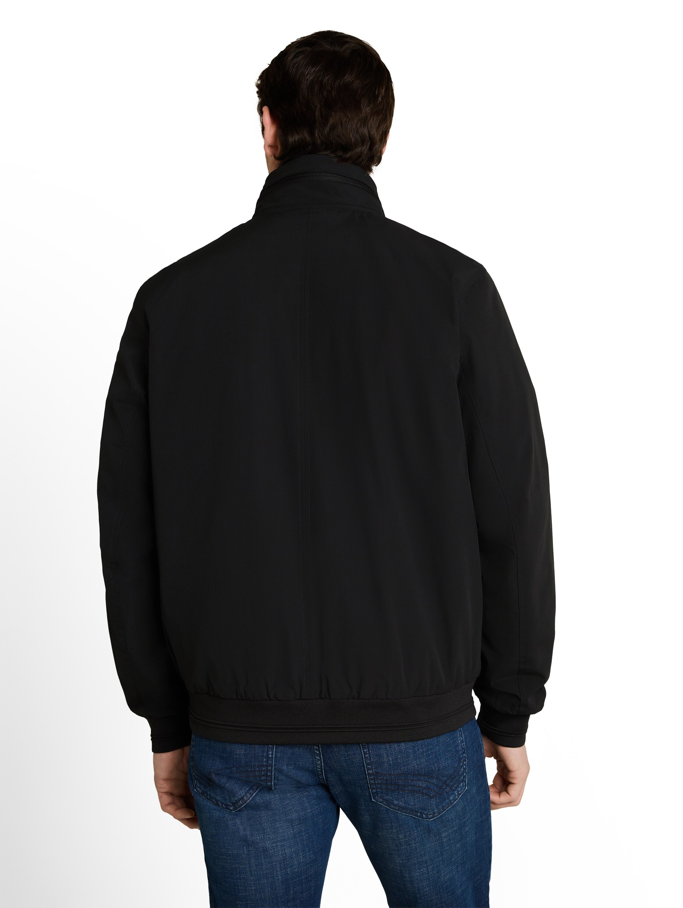 TOM TAILOR Blouson ohne Kapuze Sweatjacke mit Reissverschluss