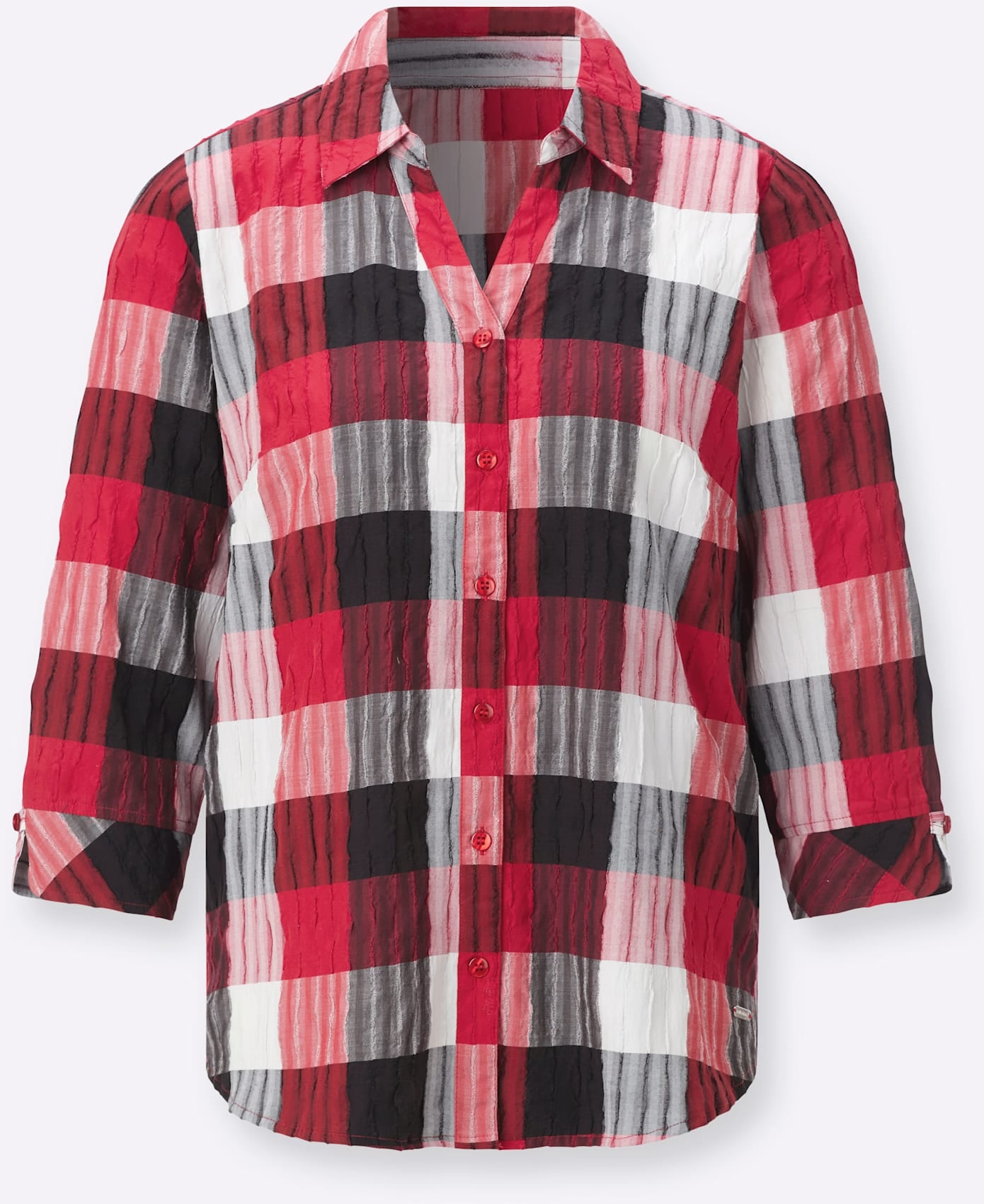 Casual Looks Blouse à carreaux