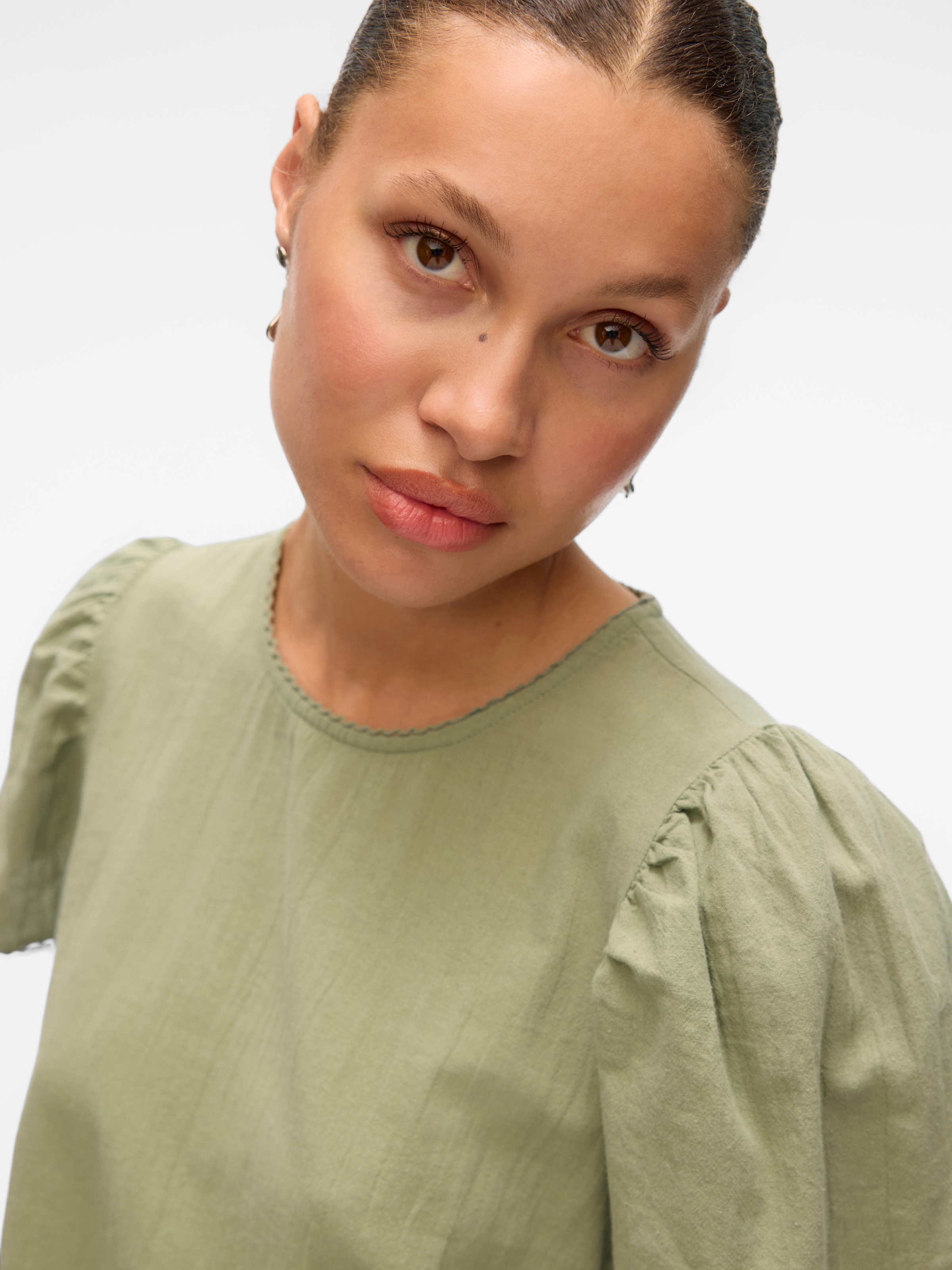 Vero Moda Blouse à manches courtes »VMPRETTY SS TOP WVN GA NOOS«