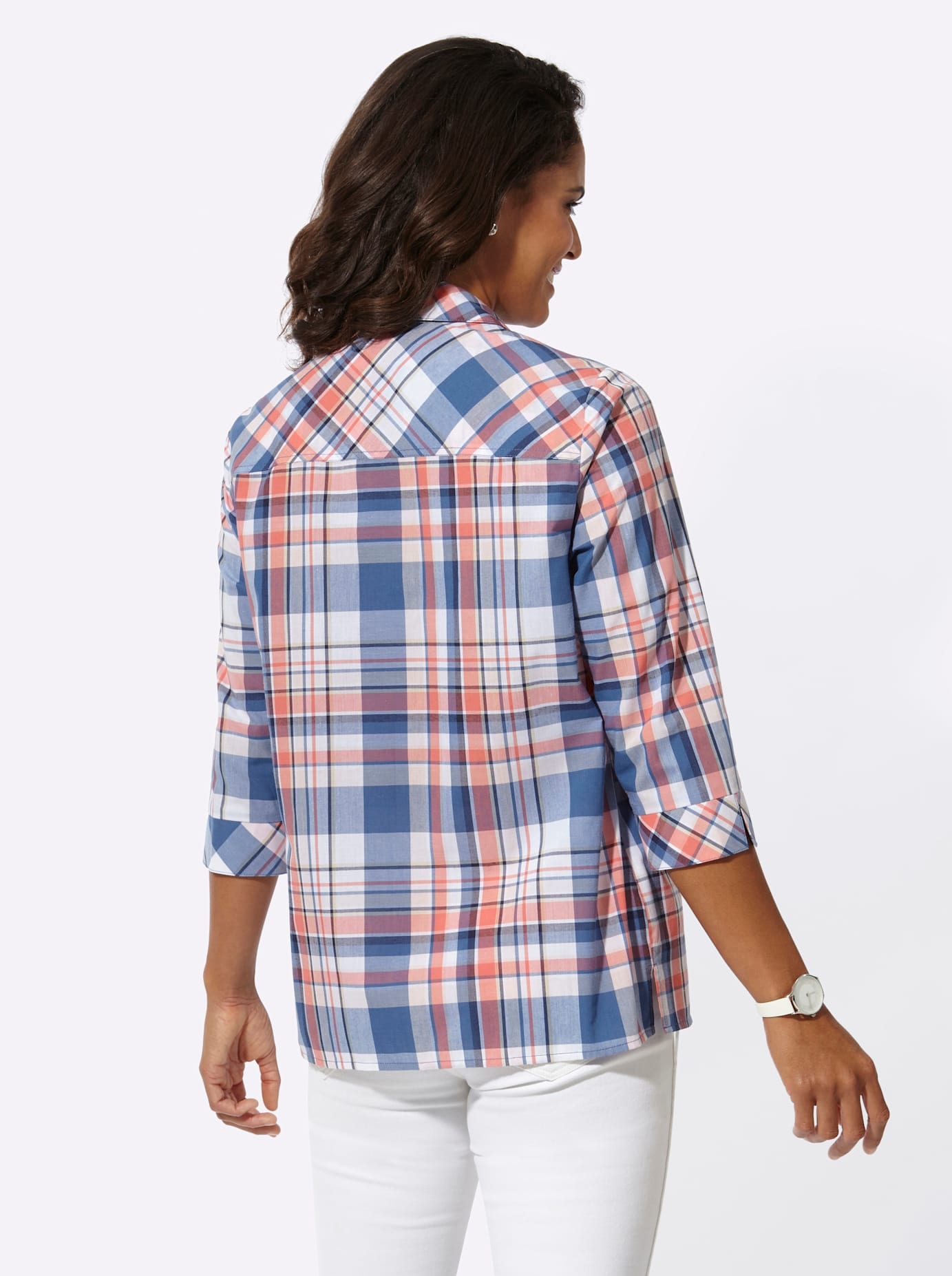 Casual Looks Blouse à carreaux