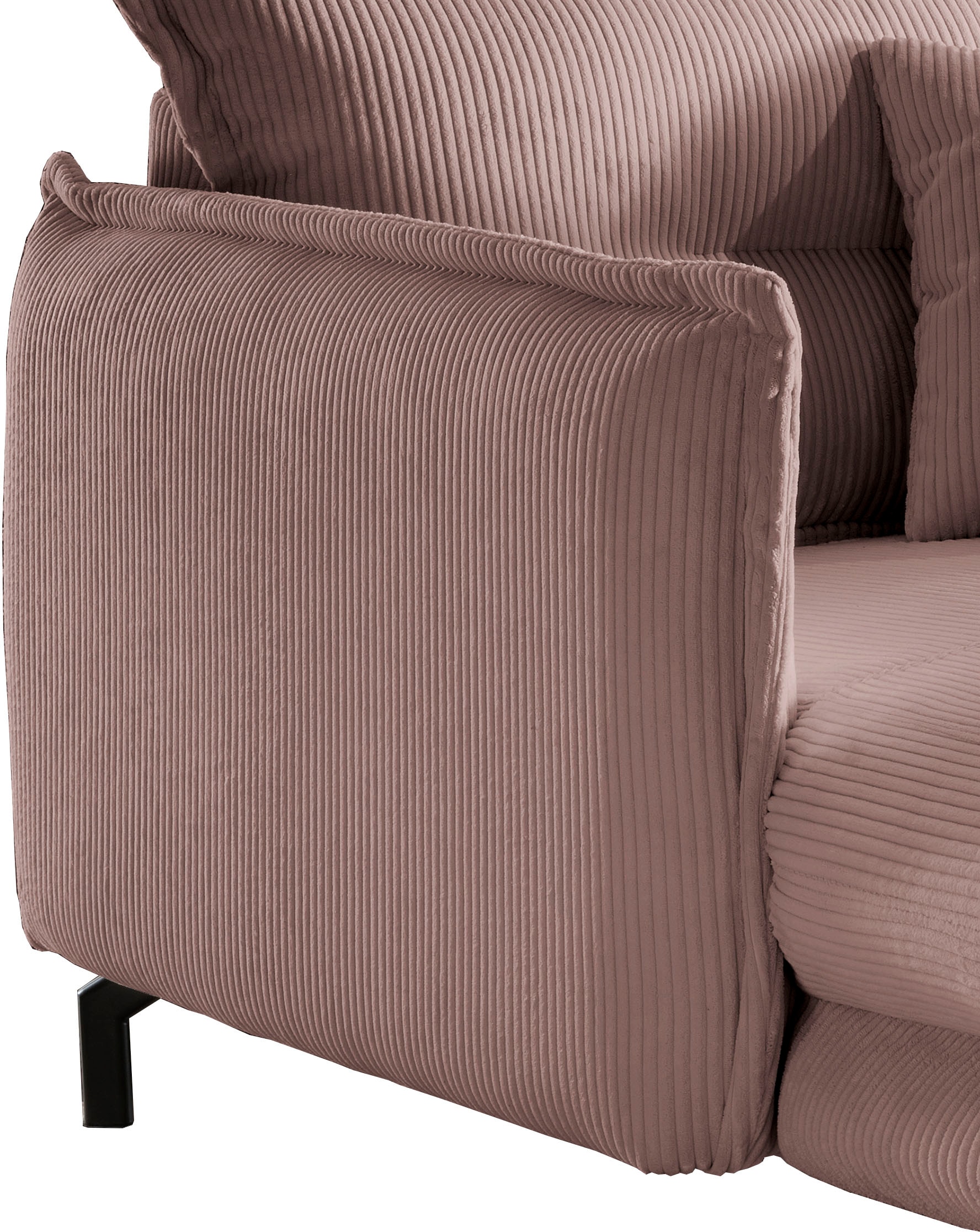 Home affaire Relaxsessel »Lazio modern und bequem, schmale Armlehnen, tolle Detailverarbeitung« zwei verschiedene Fussfarben wählbar