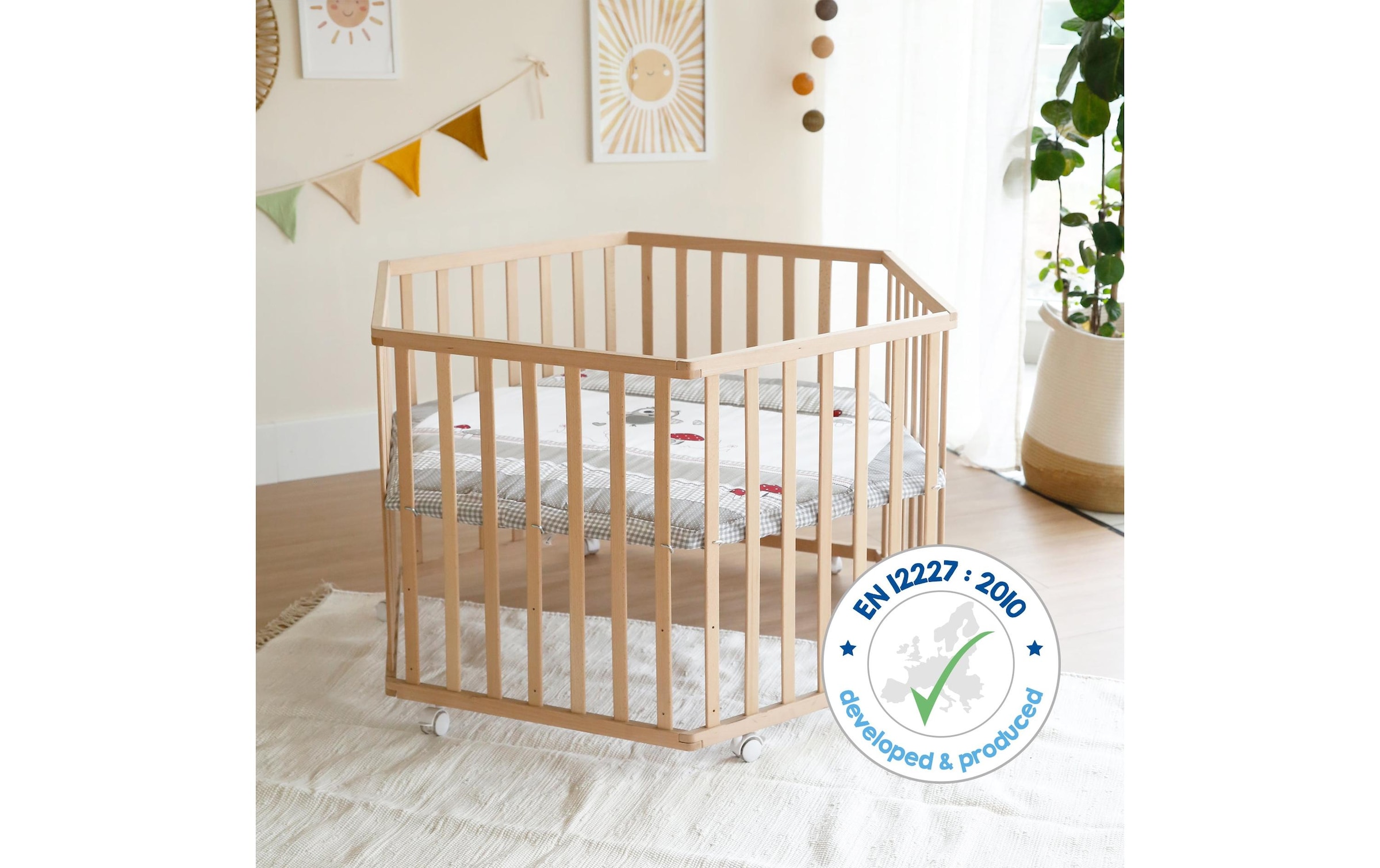 roba® Parc pour bébé »Adam und Eule«