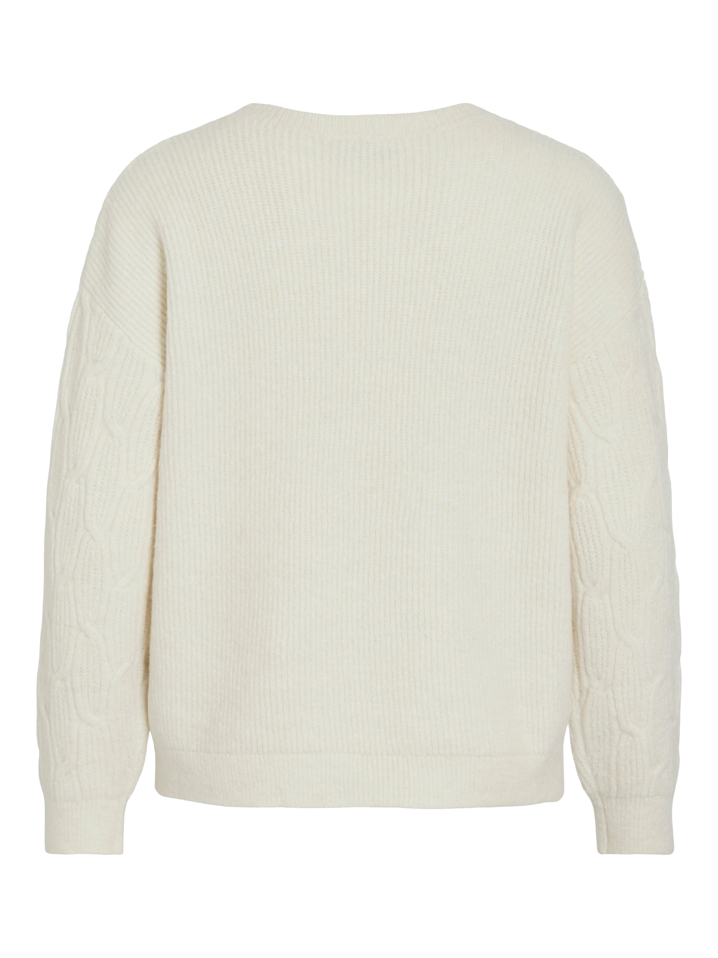 Vila Strickpullover »VILASSIA O-NECK L/S CABEL KNIT TOP -NOOS«