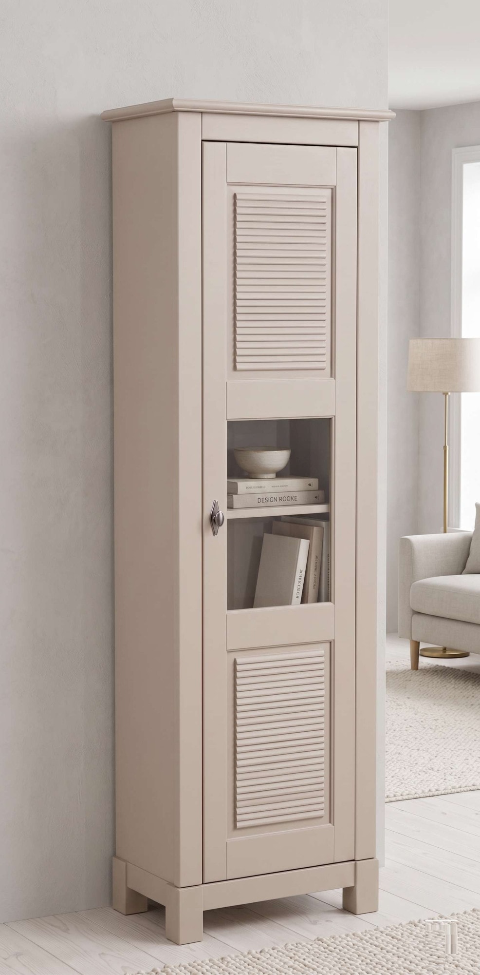 GOODproduct Vitrines »Rauna Vitrinenschrank, Stauraumchrank« hauteur 180 cm, en pin massif, certifié FSC®