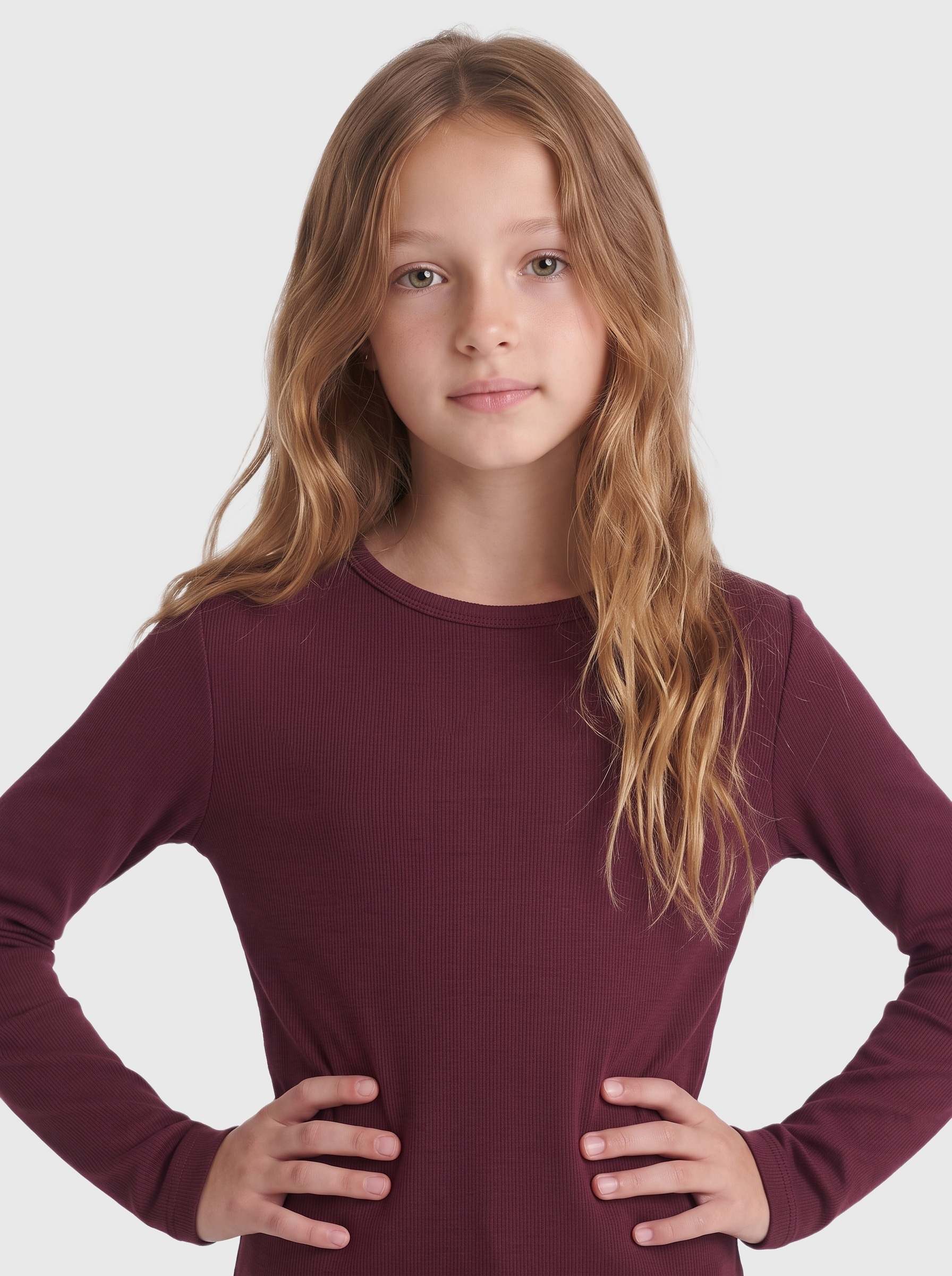 KIDS ONLY T-shirt à manches longues »KOGLUCKY L/S O NECK TOP JRS NOOS« mélange coton, coupe régulière