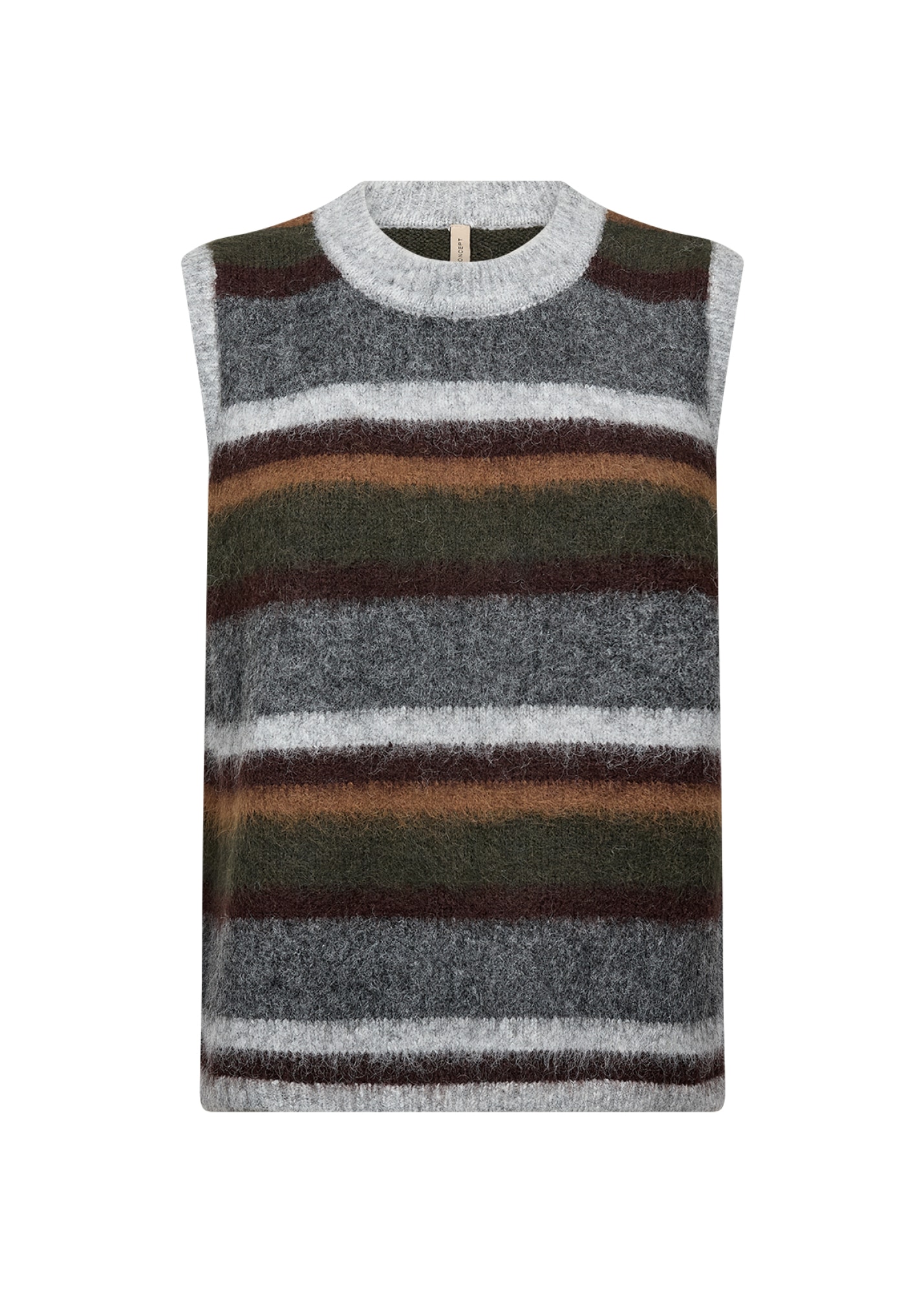 soyaconcept Pull-over »SC-HADIL YD 1« Materialmix mit Wolle