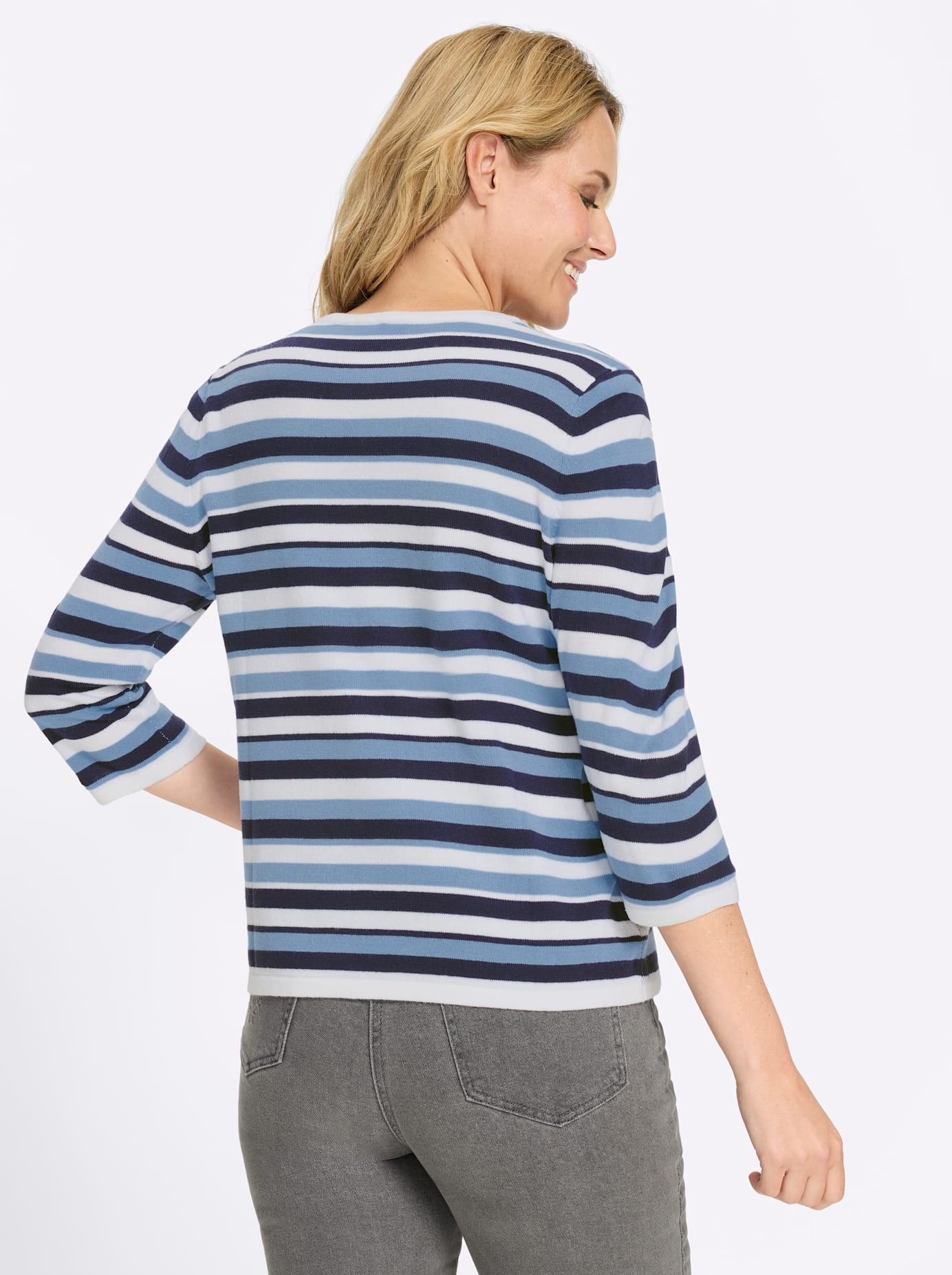 Classic Basics Pull col V »3/4-Arm-Pullover«