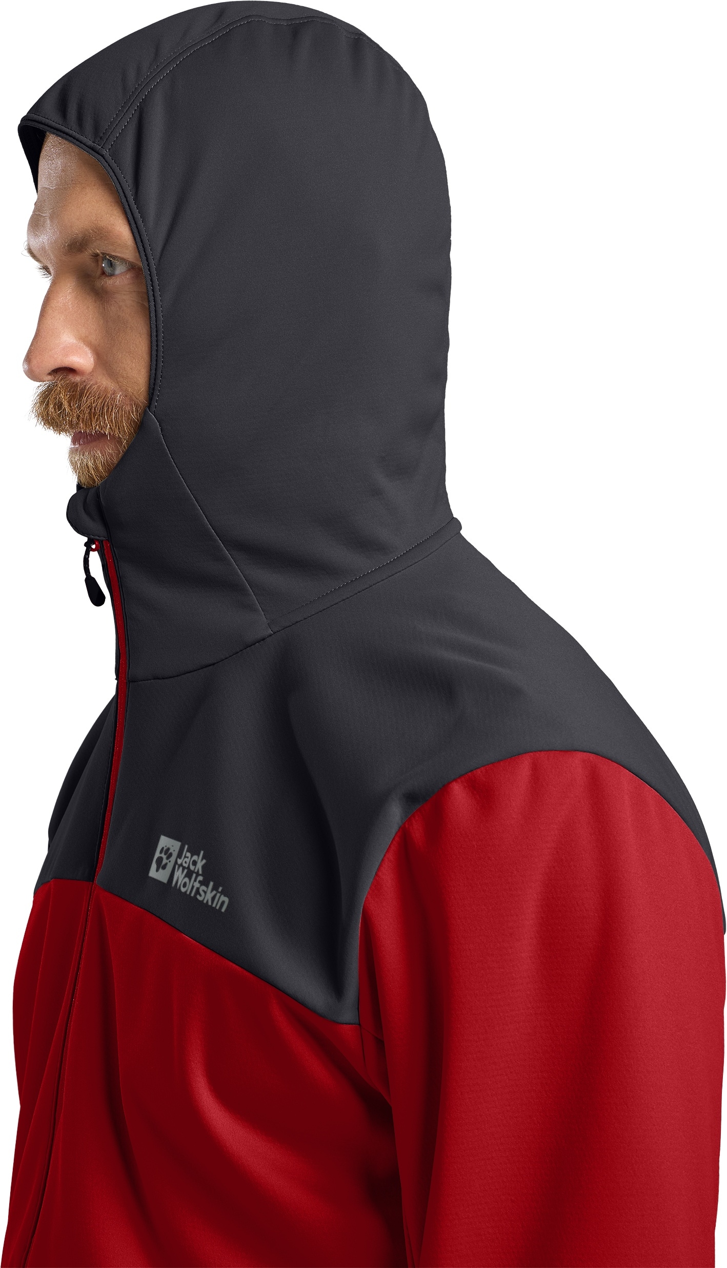 Jack Wolfskin Veste softshell »FELDBERG HOODY M« mit Kapuze