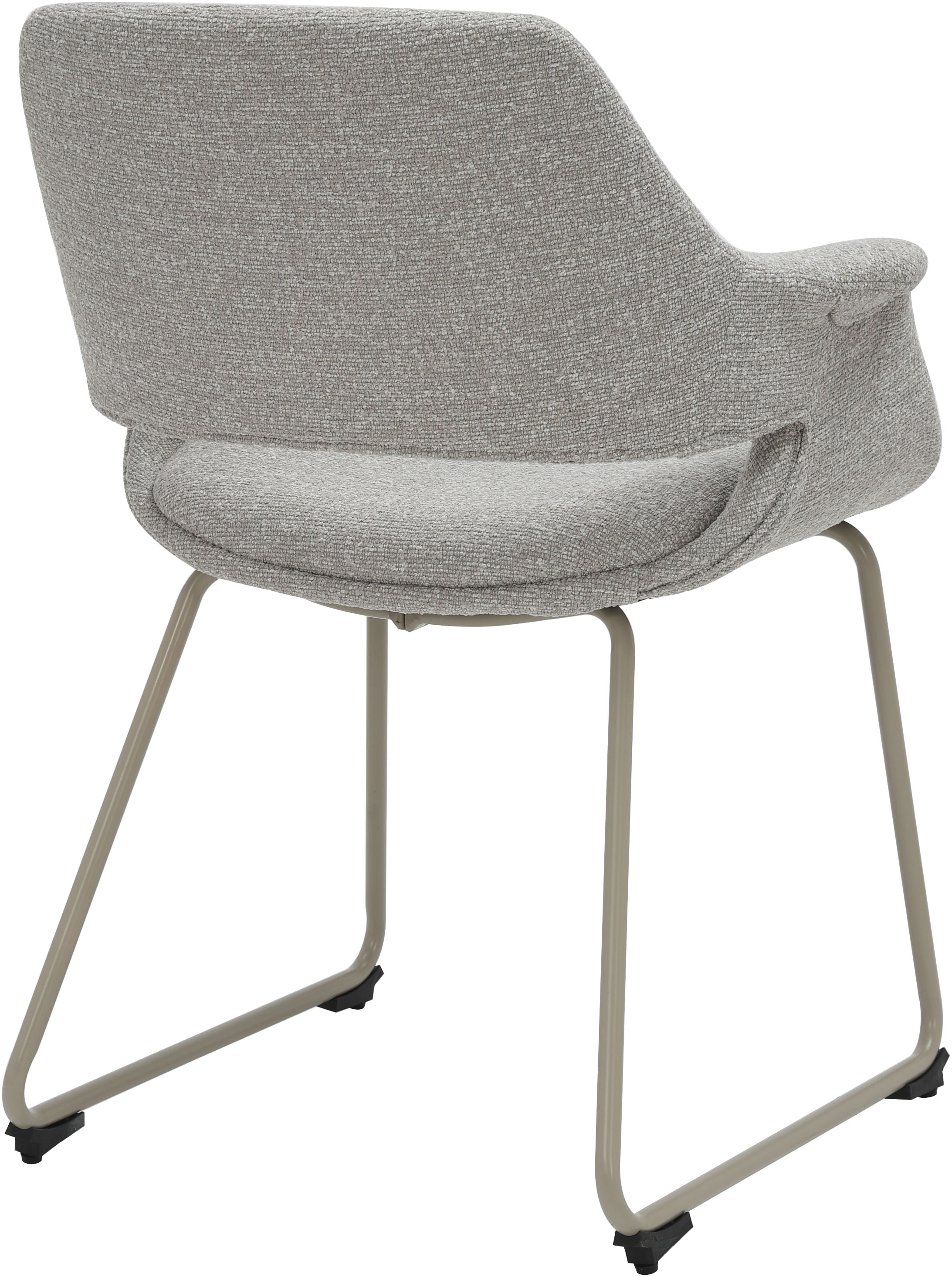 GOODproduct Chaise de salle à manger »Genna« (Ensemble) 2 cuisRevêtement en tissu facile d’entretien, structure métallique élégante, hauteur d’assise 47 cm