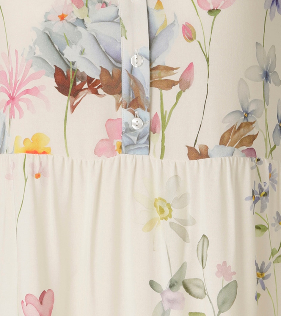 Aniston CASUAL Robe tunique mit malerischen Blumen bedruckt