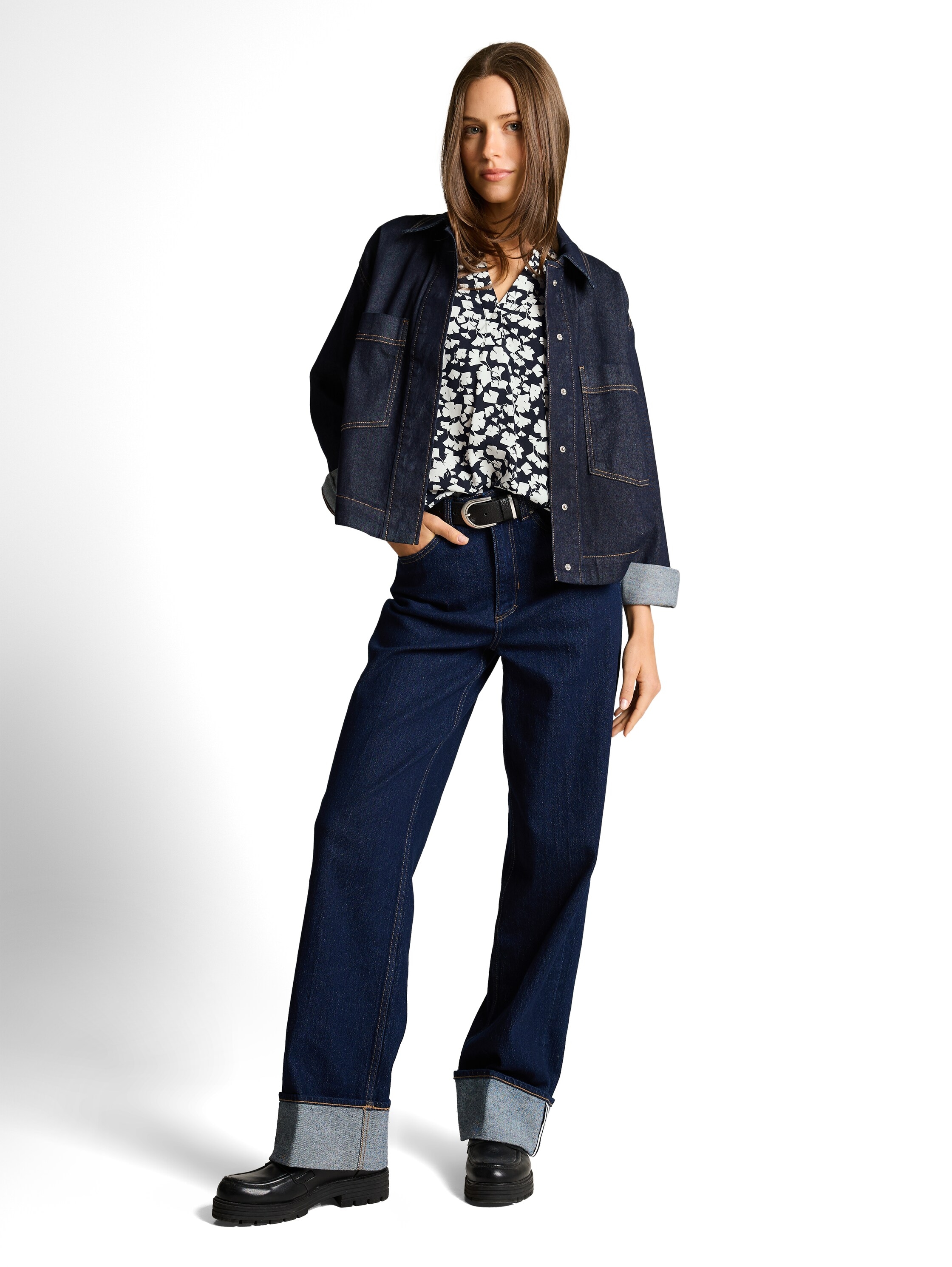 TOM TAILOR Klassische Bluse »Regular« mit All-Over Print