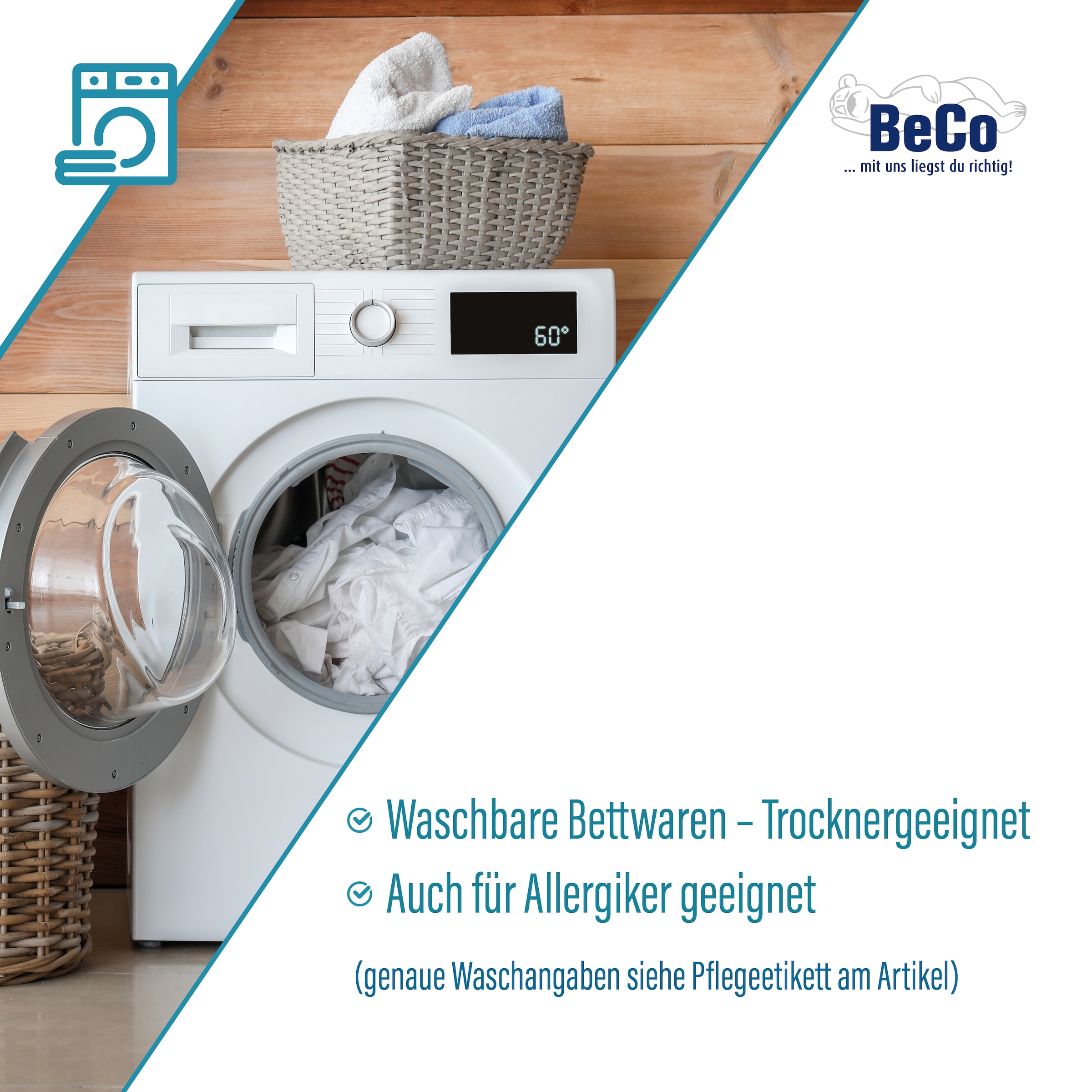 Beco Microfaserbettdecke »2 für 1, kuschelige Bettdecken inkl. 1 Gratis-Leichtdecke« leicht Füllung Polyester Bezug Polyester 1 Stk. tlg. Bettdecke 135x200 cm, 155x220 cm und weitere Grössen, Decke