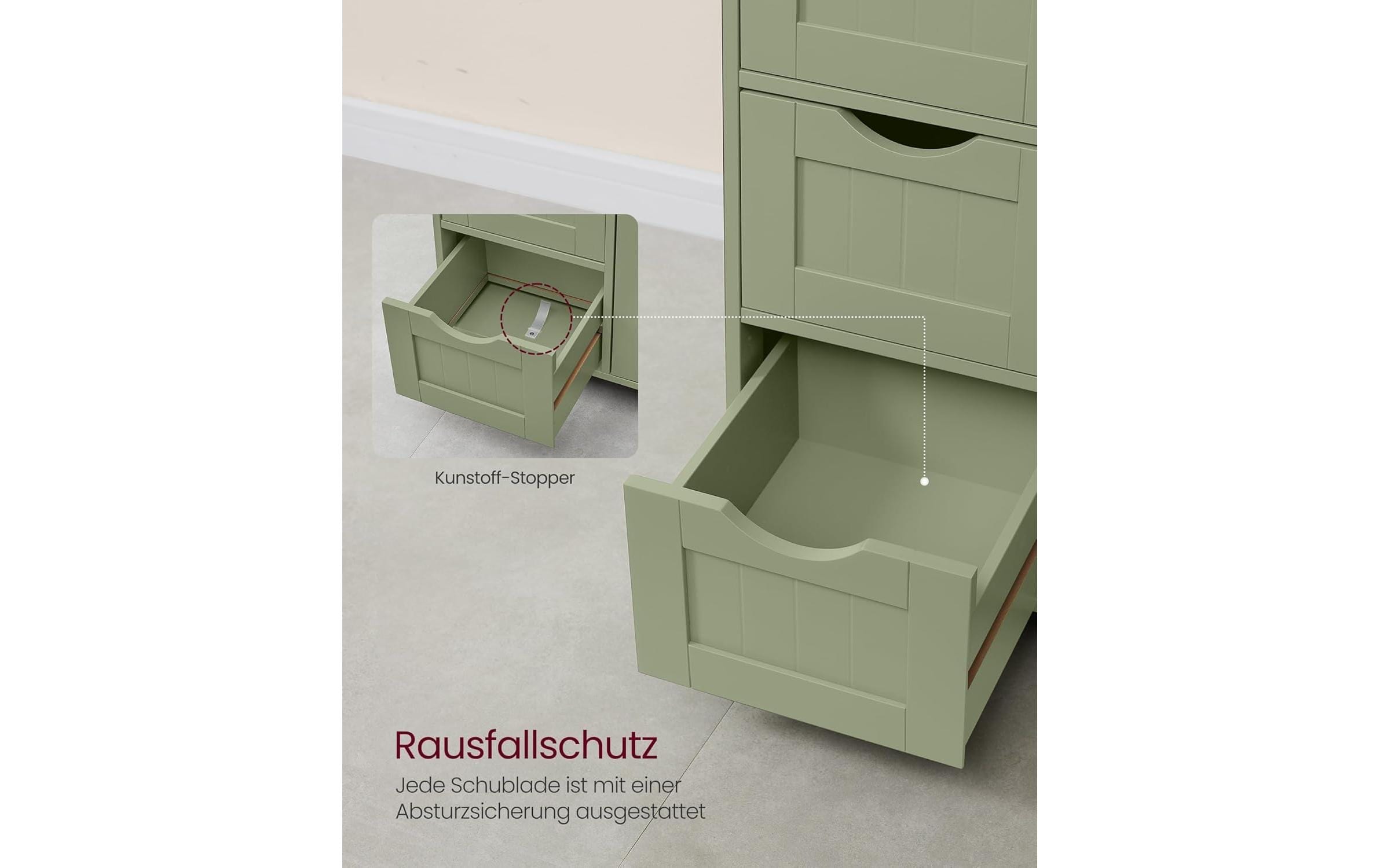 VASAGLE Mehrzweckschrank »Badezimmerschrank«
