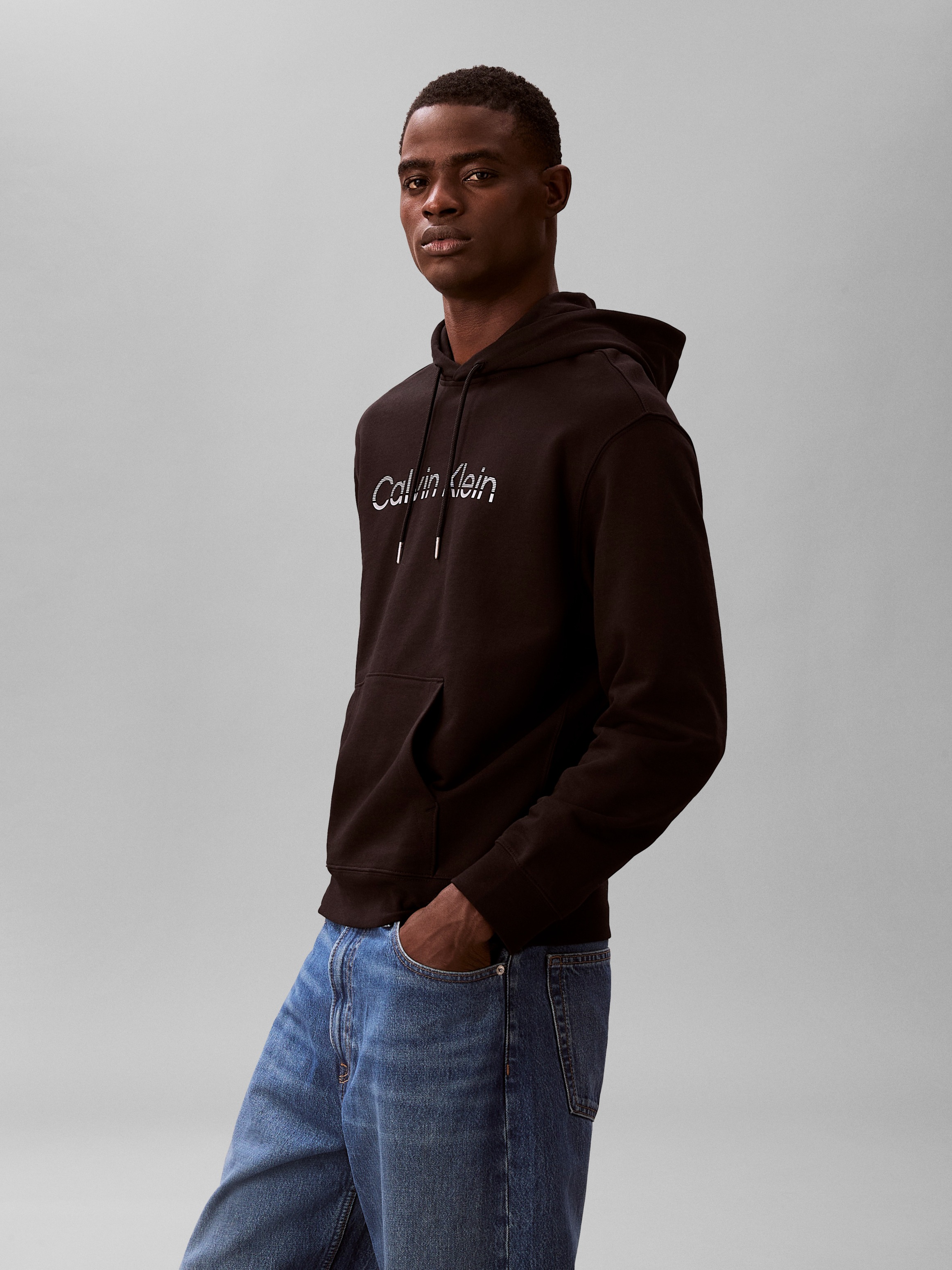 Calvin Klein Jeans Kapuzensweatshirt »LS EU 350TERRY HOODIE«, Regular fit mit Kapuze
