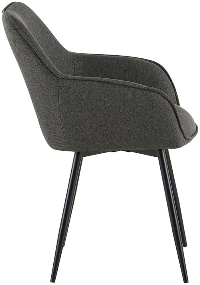 GOODproduct Esszimmerstuhl »Azura, 2er-Set« (Set) 2 Stk.Moderner Armlehnstuhl mit 360 Grad drehbarer Sitzschale in Webstoff