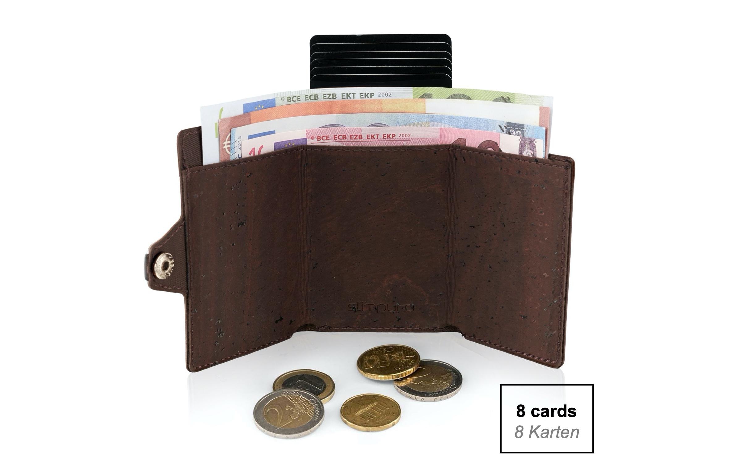   Porte-monnaie »ZNAP Slim Wallet Kork Brown, 8er«