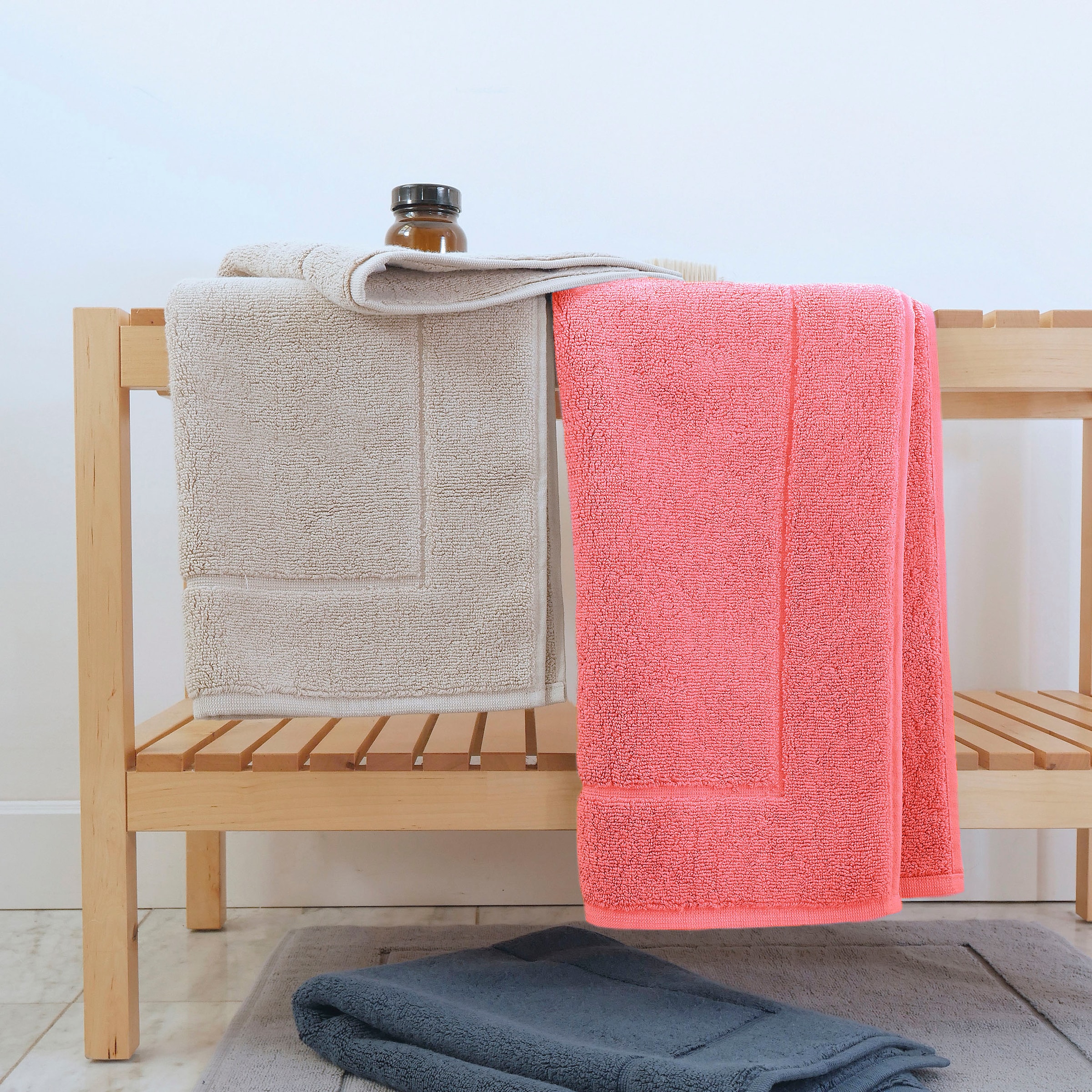 framsohn frottier Tapis de bain »Uni Basic Hotelmatte« Höhe 11 mm Séchage rapide | compatible chauffage au sol | utilisable des deux côtés grande palette de couleurs, fabriqué en Autriche, tapis de salle de bain