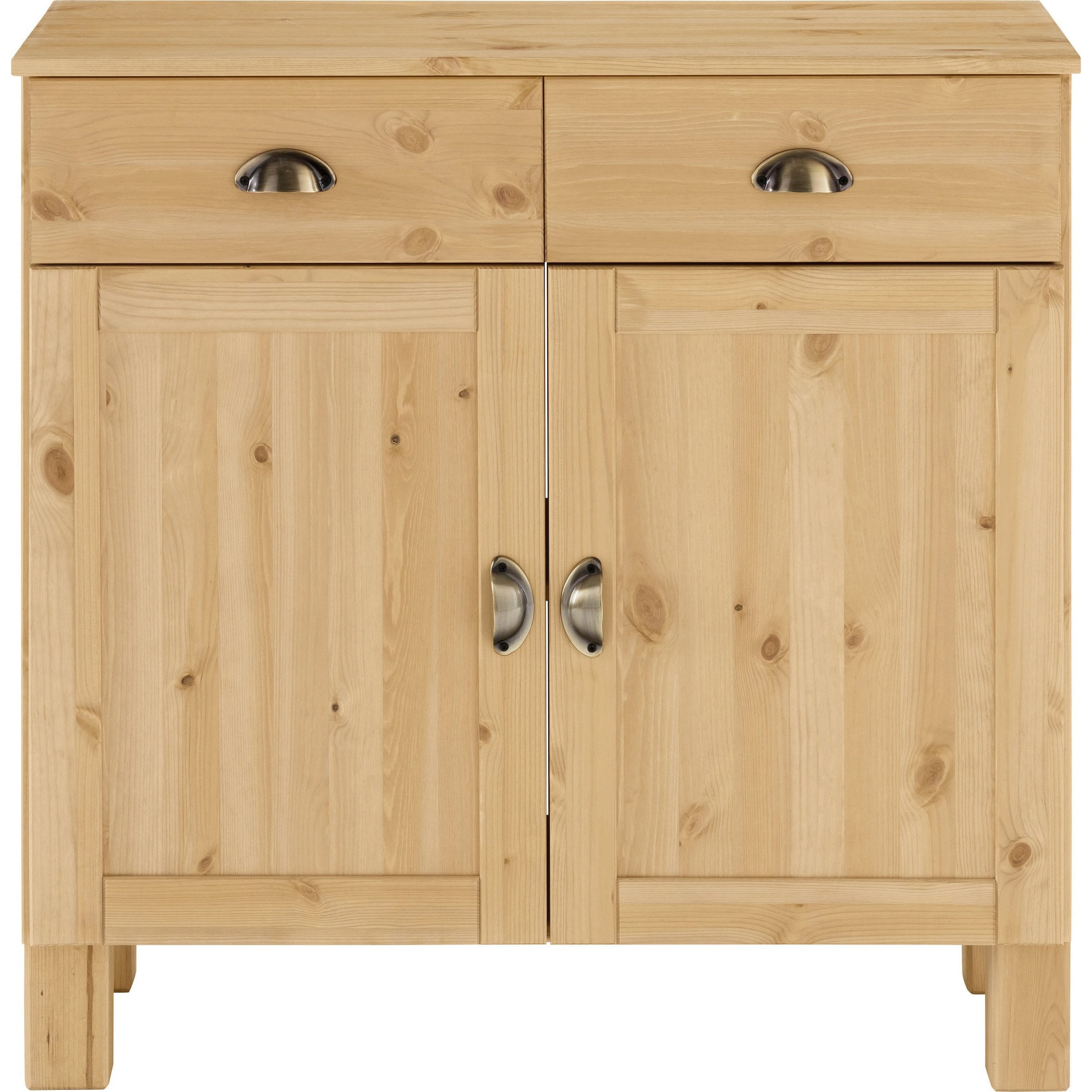 Home affaire Armoire basse »Oslo« 85 cm de large, 38 cm de profondeur, utilisable comme buffet, 2 portes, 2 tiroirs