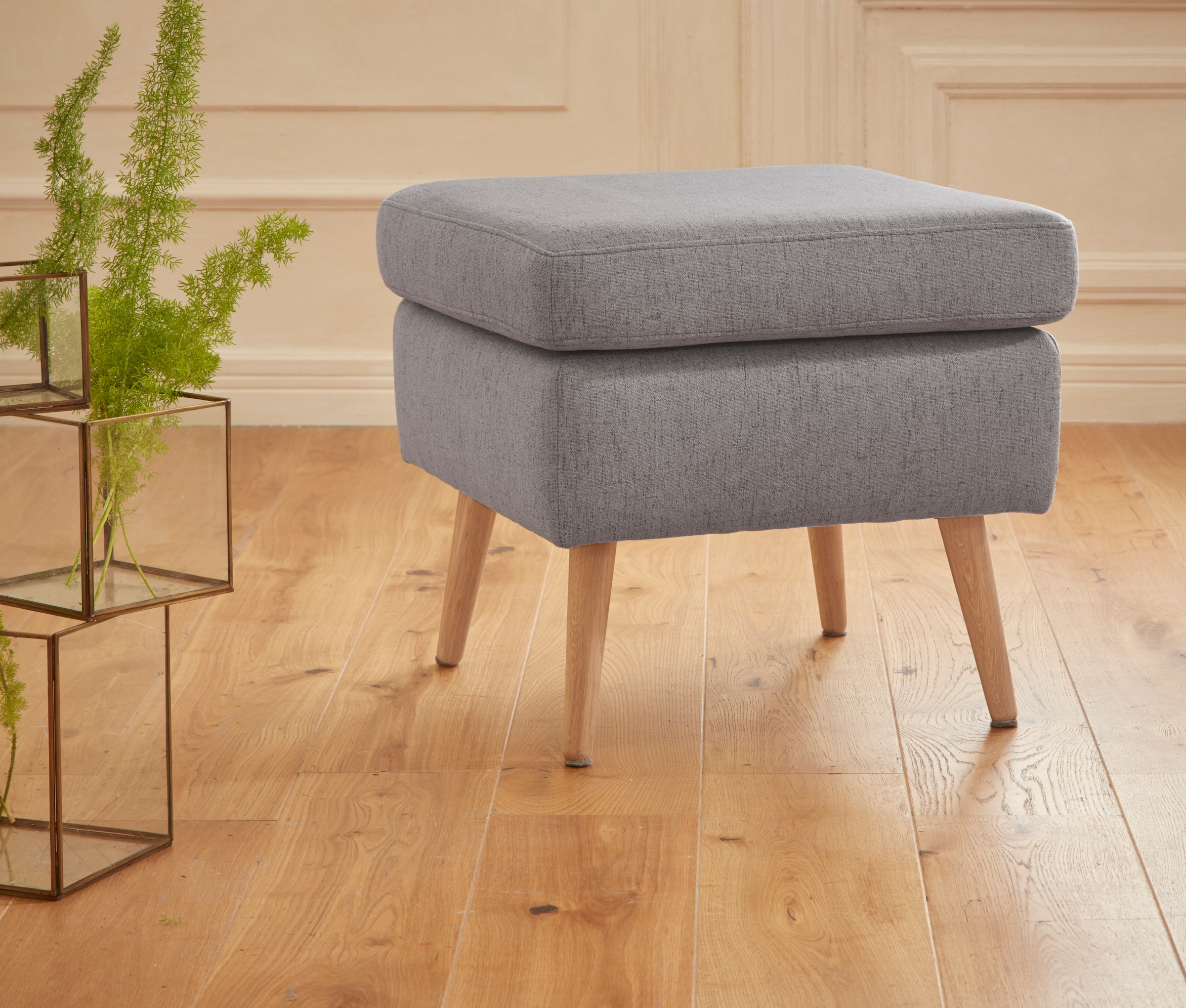 Home affaire Tabouret rembourré »Sallito« la version plus petite de "Salla", en 6 qualités de revêtement