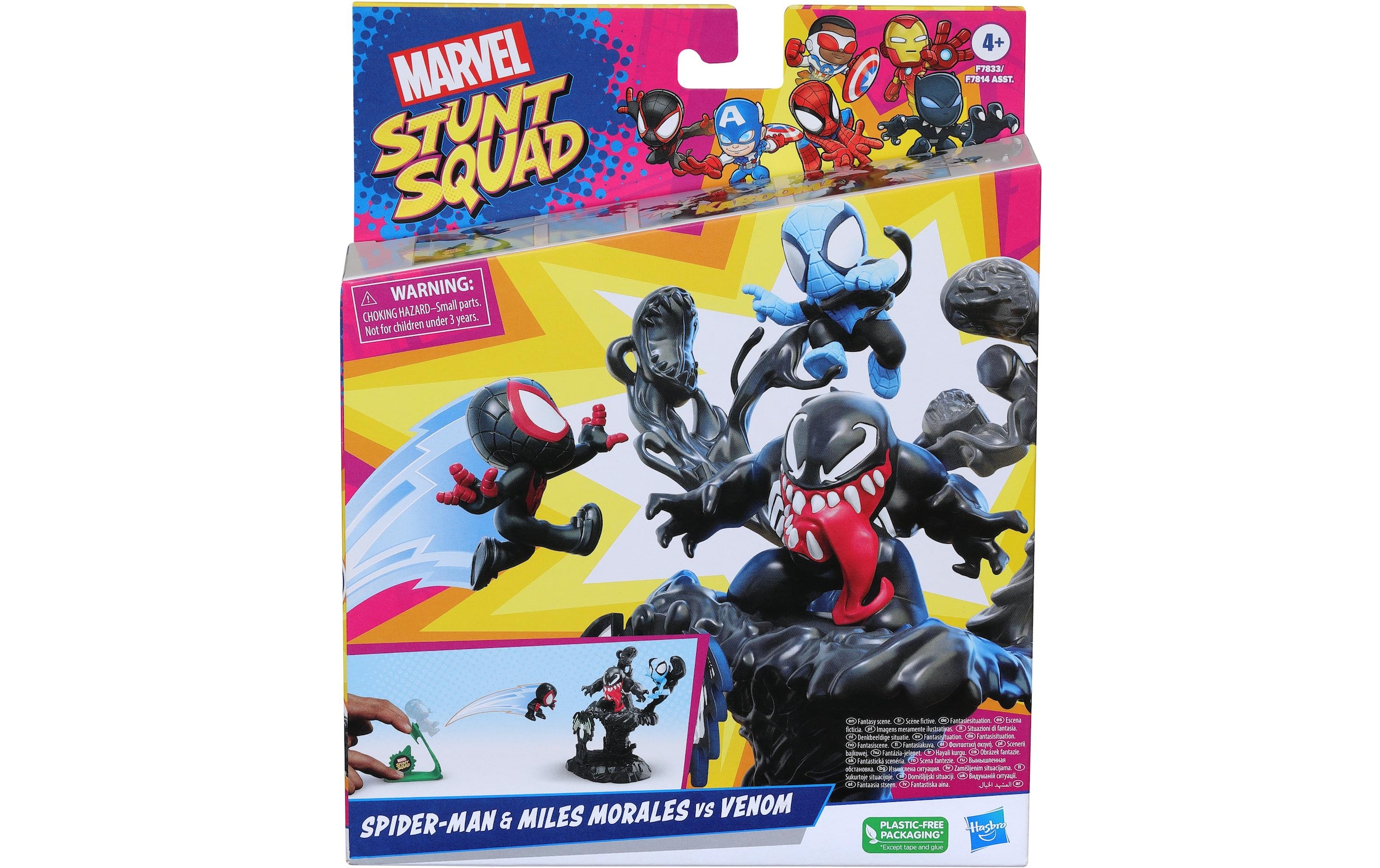 MARVEL Personnage de jeu »Stunt Squad – Spider-Man & Miles Morales vs. Venom«