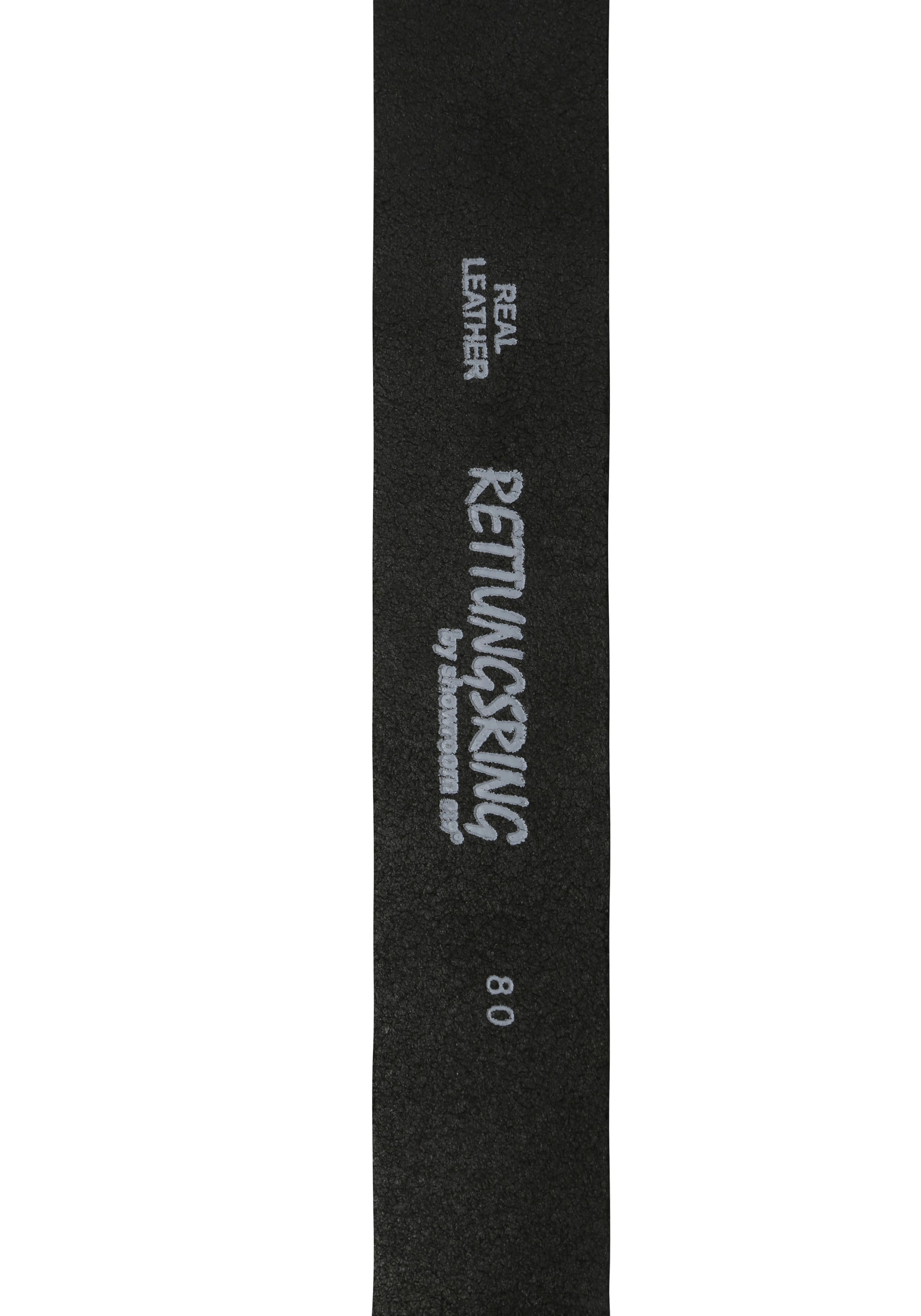 RETTUNGSRING by showroom 019° Ceinture en cuir mit austauschbarer Schliesse »Feldwand Silber«