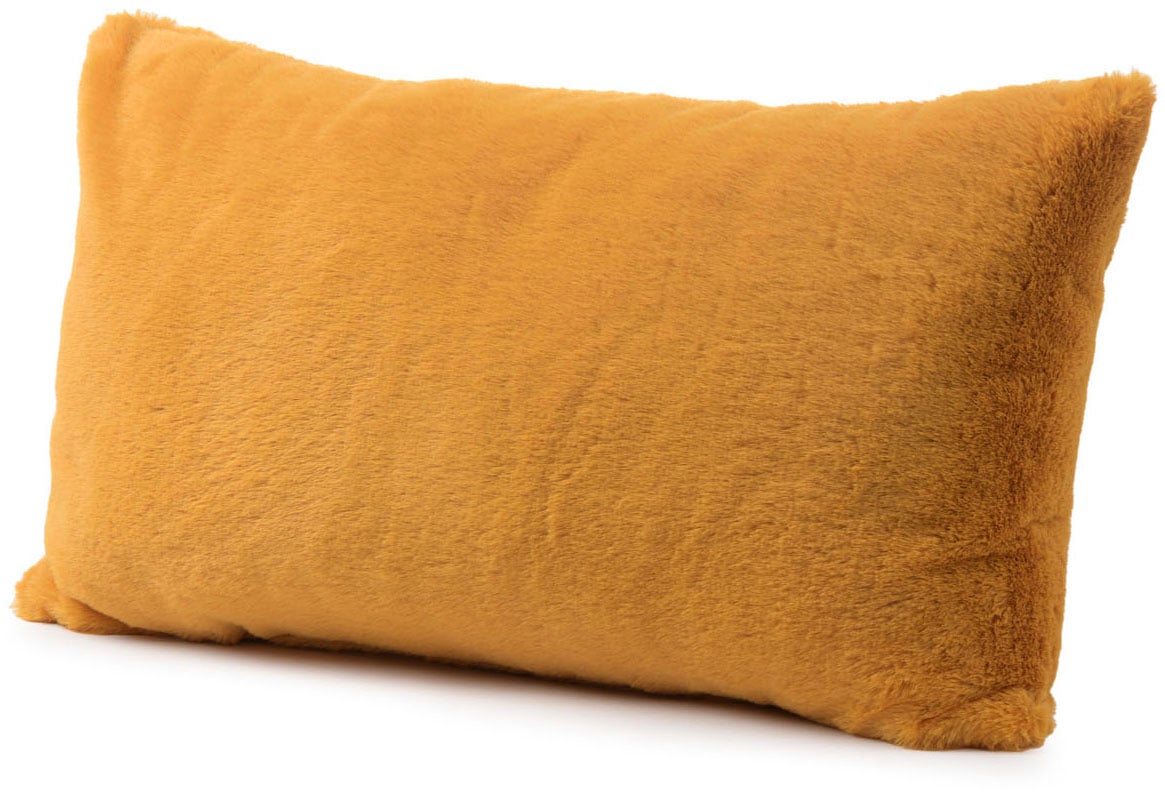 Gözze Coussin décoratif »Uni Flauschkissen LaPit«