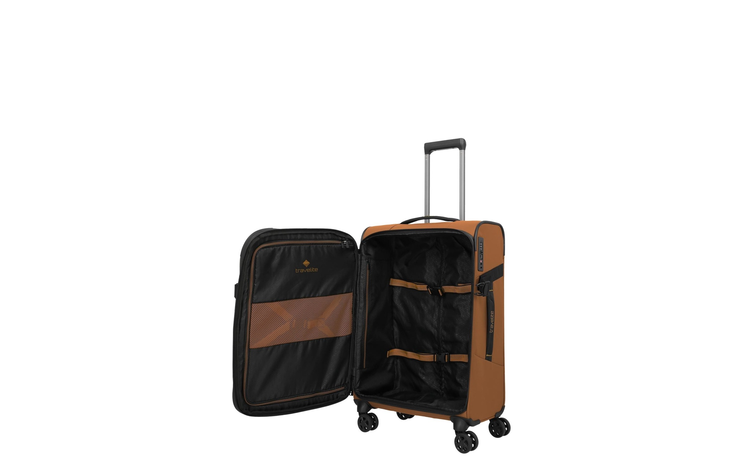 travelite Trolley »travelite BRIIZE Trolley M exp. erweiterbar 67 l « 67 l 4 Rollen