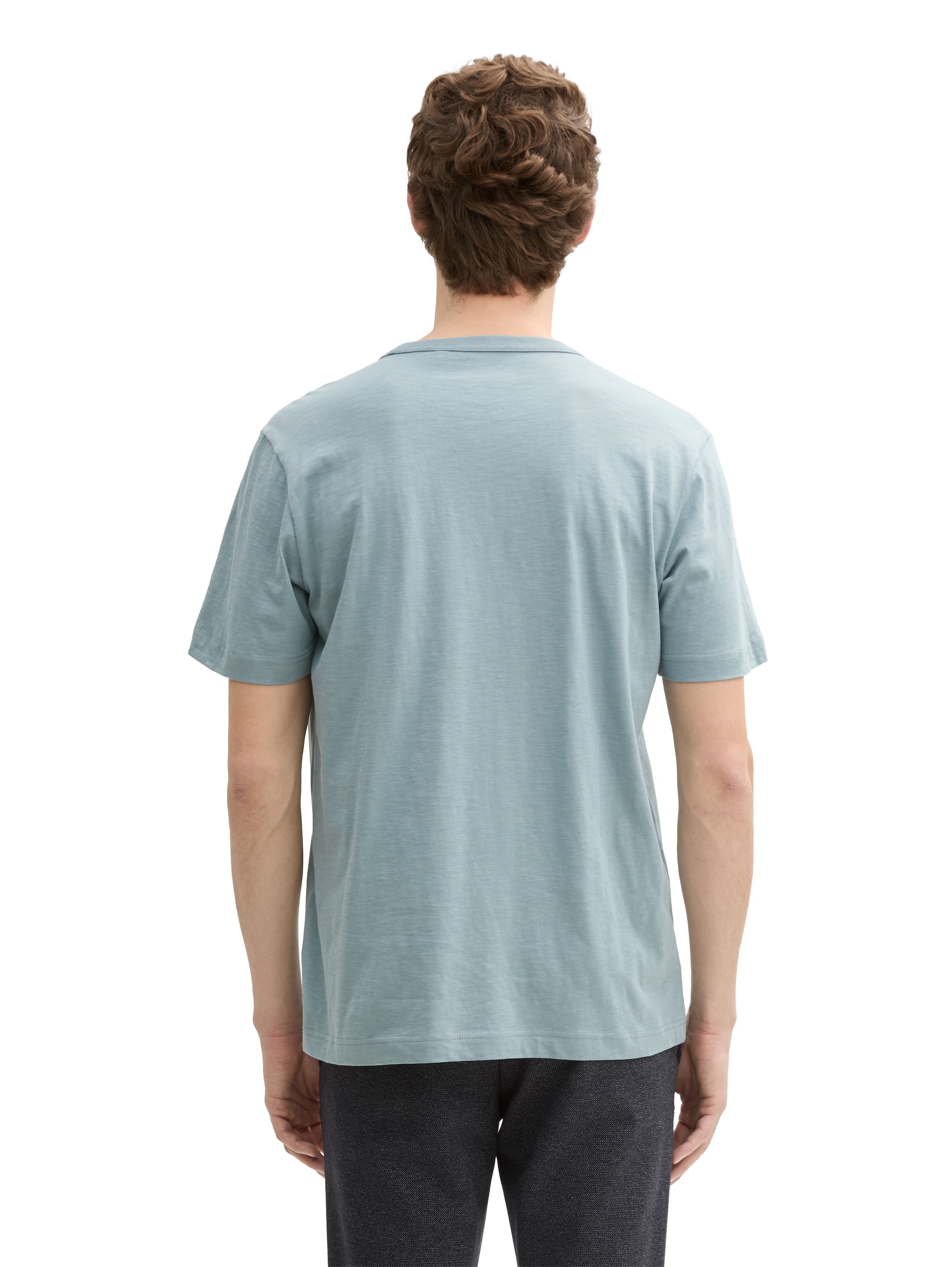 TOM TAILOR T-Shirt mit Logo Stickerei