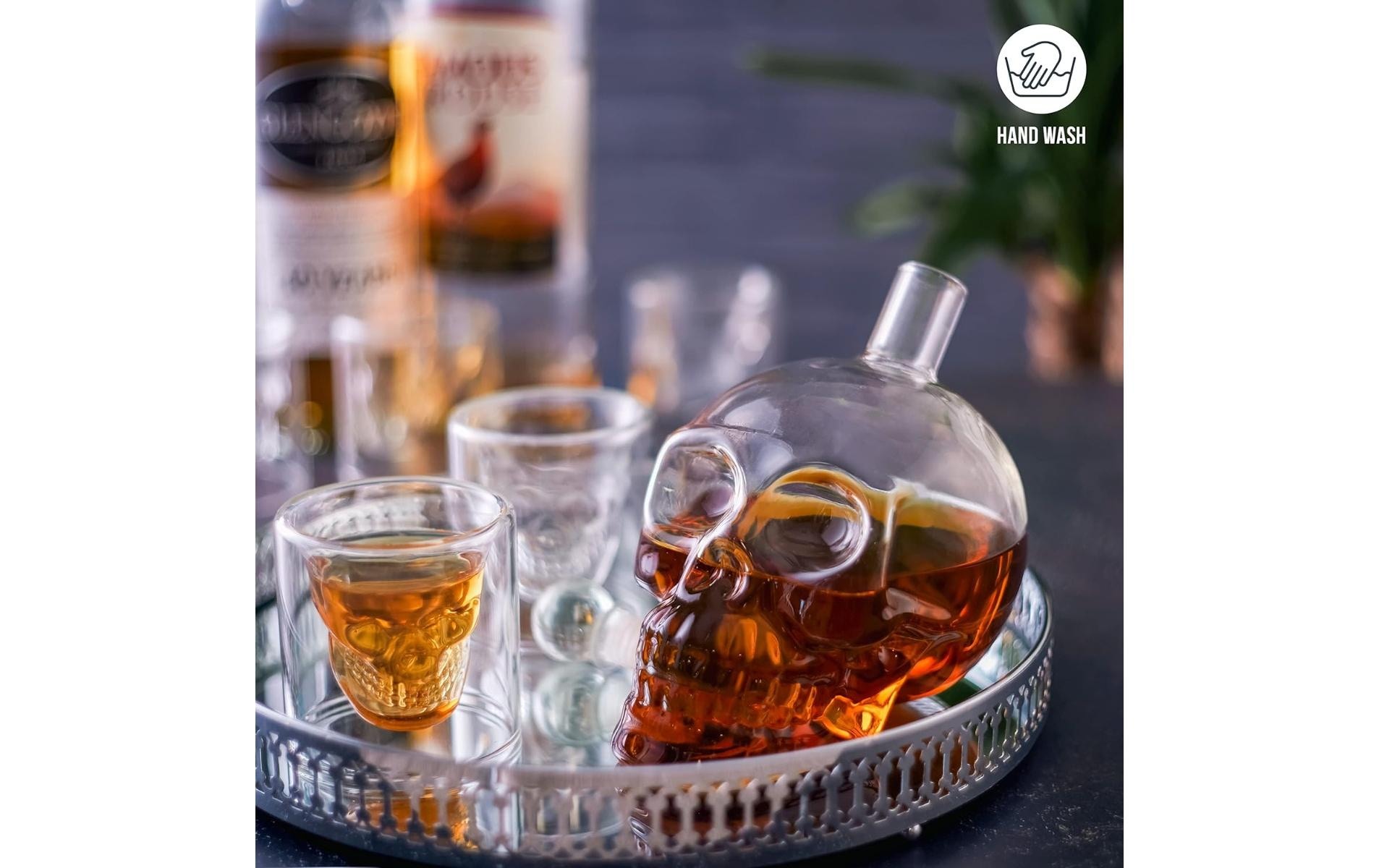   Dekanter »Oak & Steel Schädel 0.7 l«