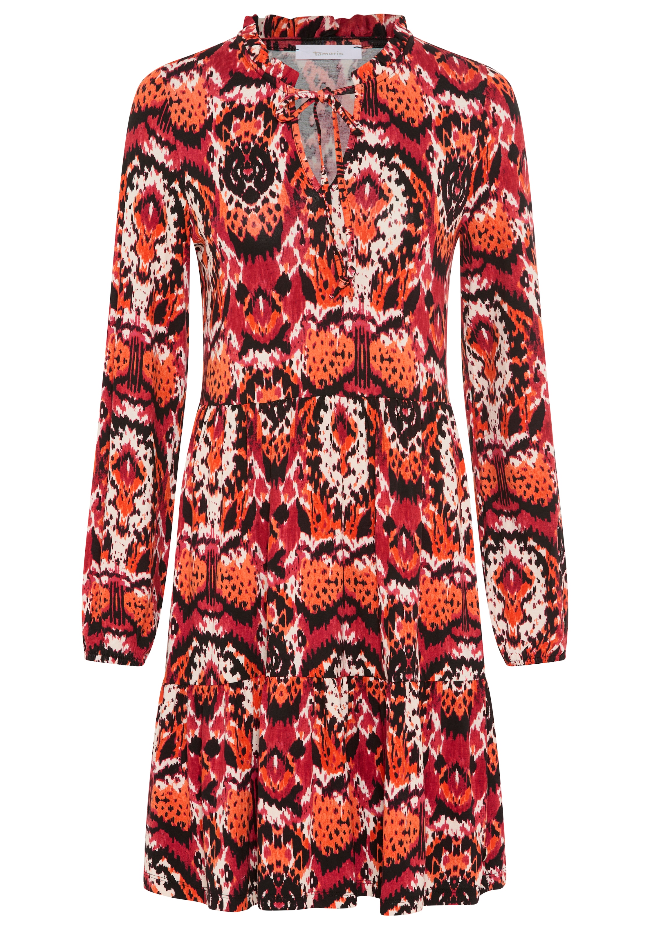 Tamaris Mini-robe festliche Anlässe,  aus Jerseystoff,  Langarm