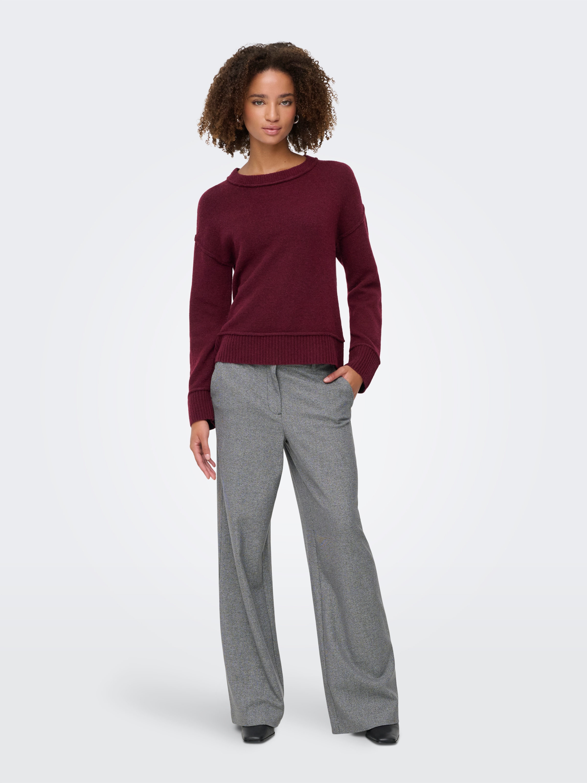 ONLY Pull en tricot »ONLHAZEL LS DETAIL O-NECK  BF KNT«
