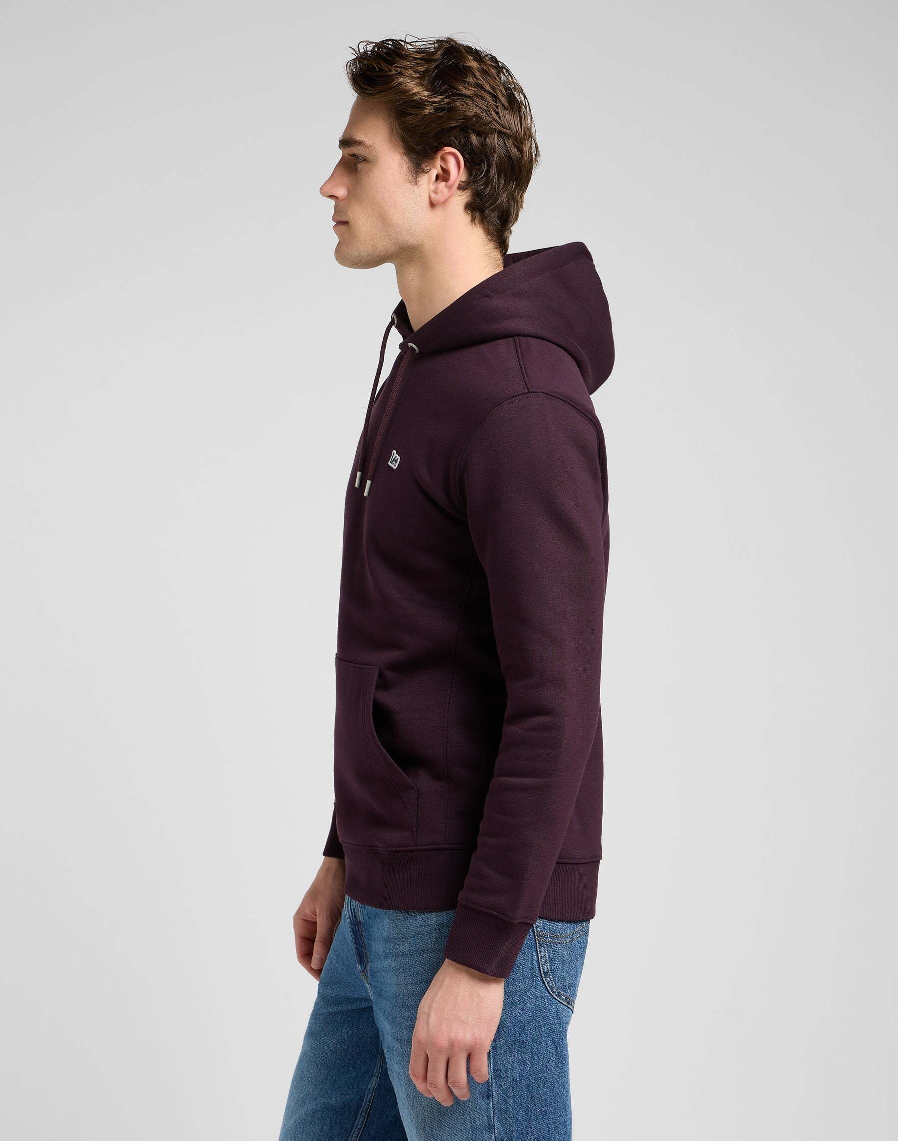 Lee® Pull à capuche »Lee Kapuzenpullover Plain Hoodie«
