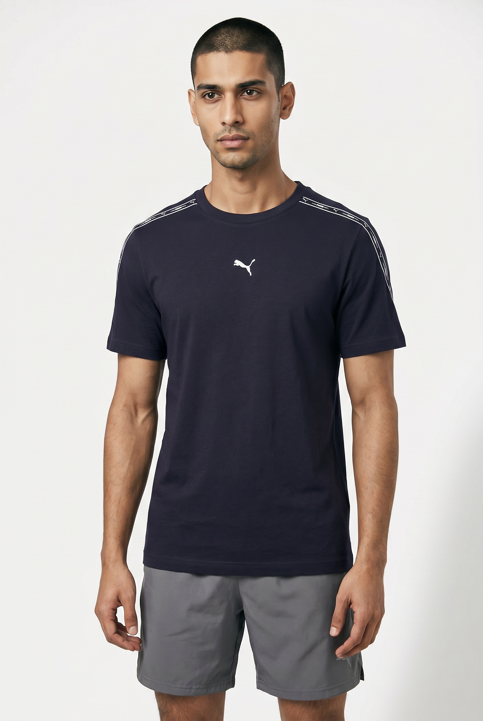 PUMA T-Shirt »ESS TAPE TEE« Regular Fit, Kurzarm, für sportlichen Look, aus Baumwolle